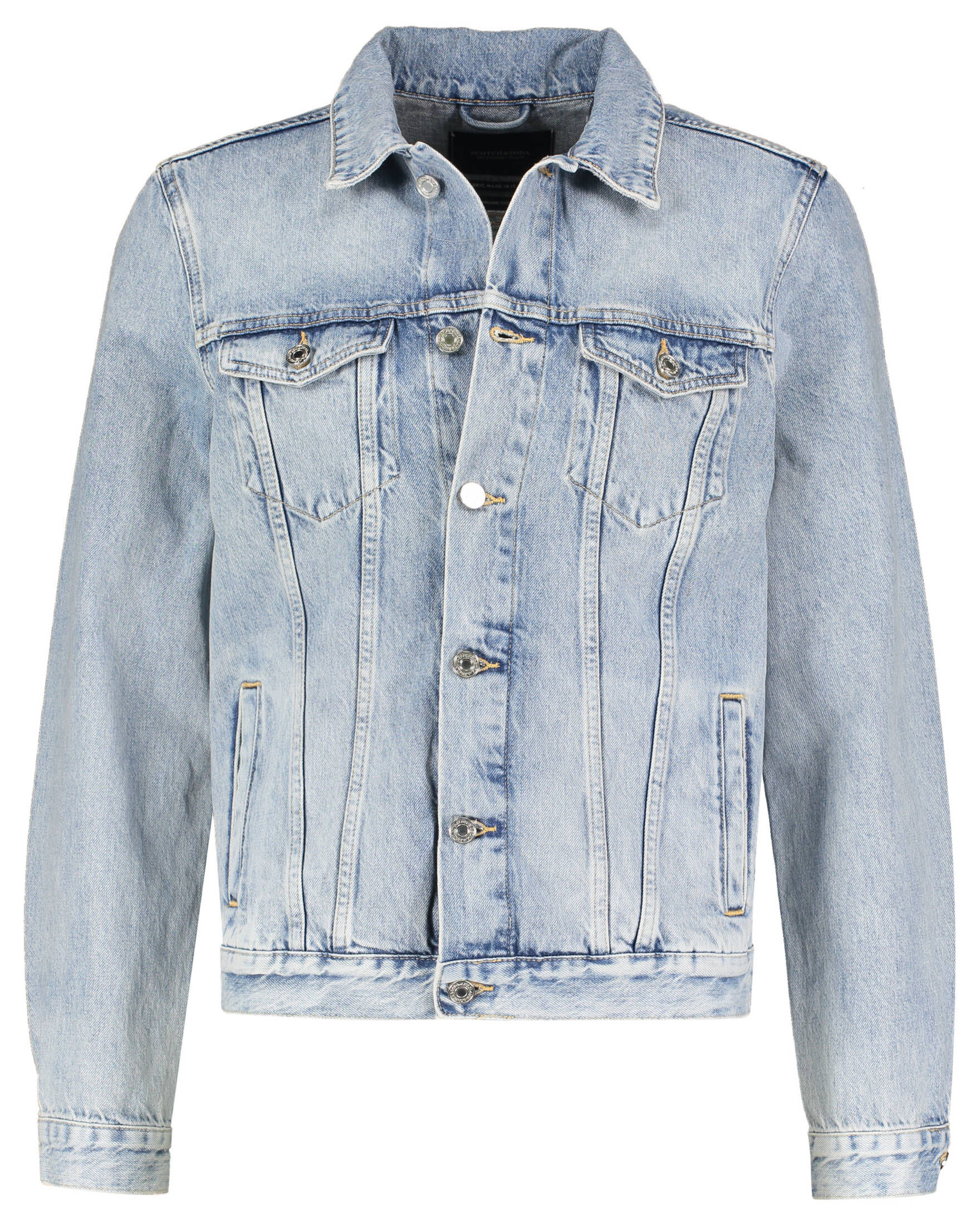 Bomber Jacket Jacket Maison Scotch Mantel Blau Herren Jeansjacke