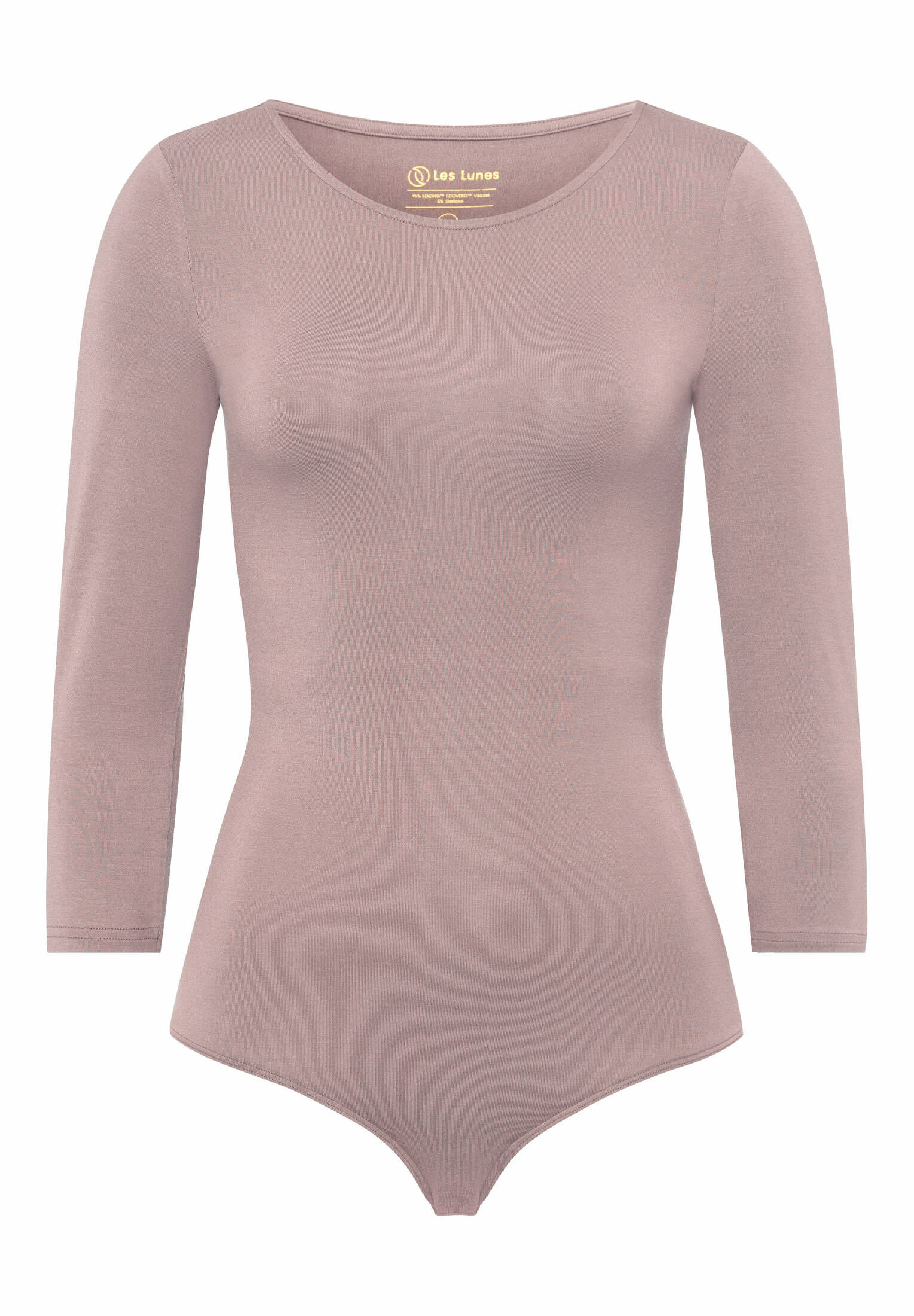 Shanrya Damen Bodysuit Langarm – Enganliegender Orangefarbener Trikotanzug Für Tanz, Party & Alltag