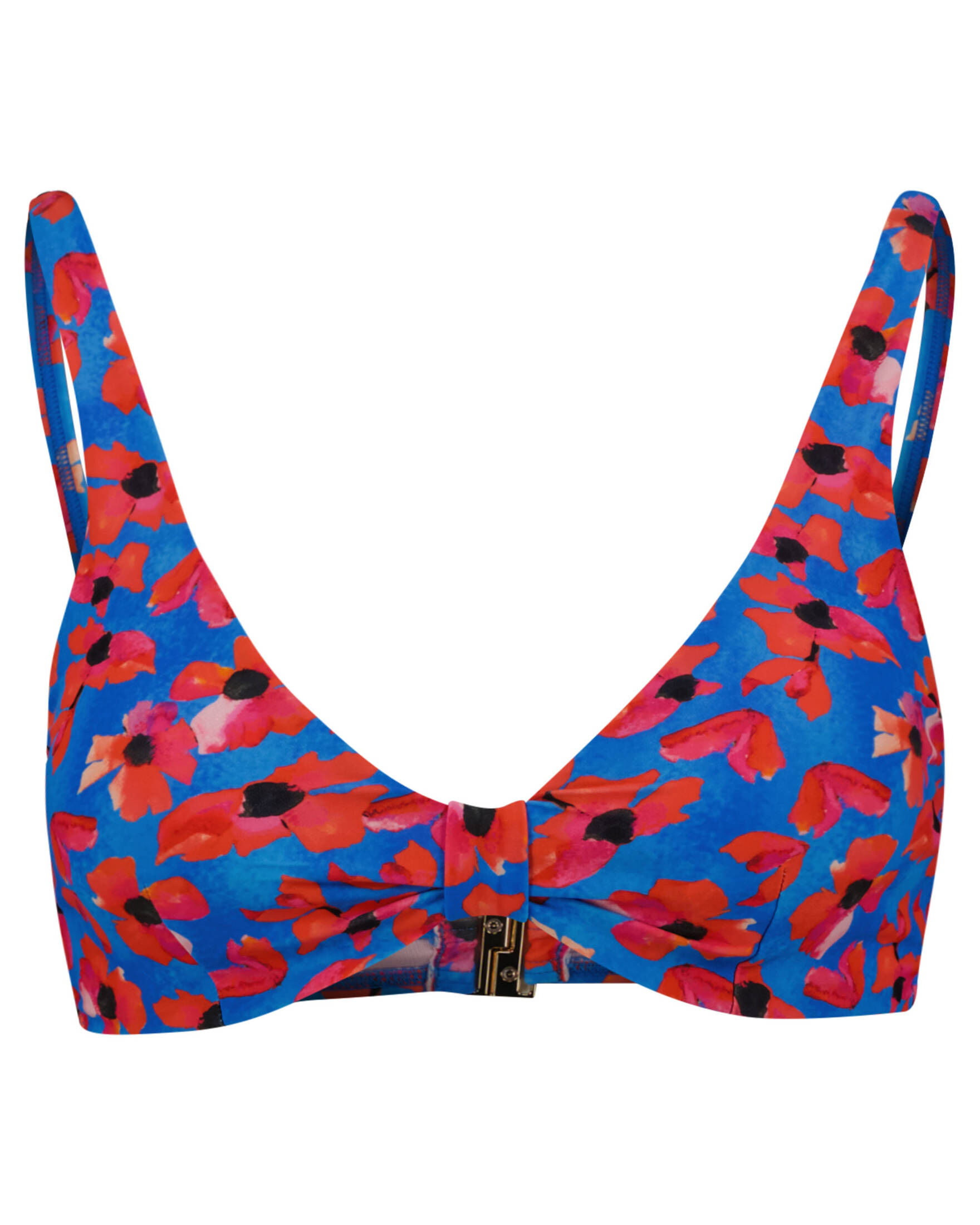 Esprit CARILO BEACH PADDED HALTERNECK - Haut De Bikini - Dark Red/rouge