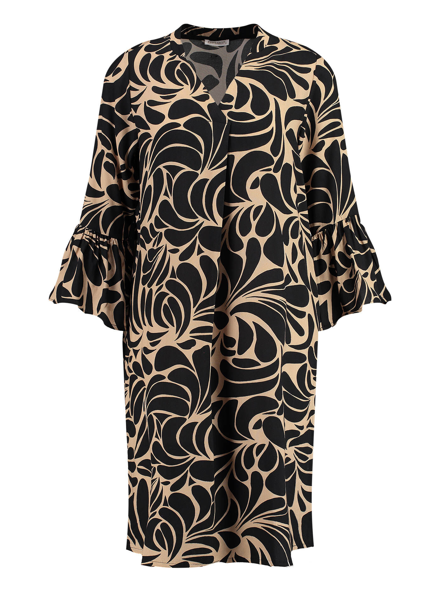 Key Largo Damen Kleid WD BOUNCE V-NECK aus Viskose in schwarz kaufen ...