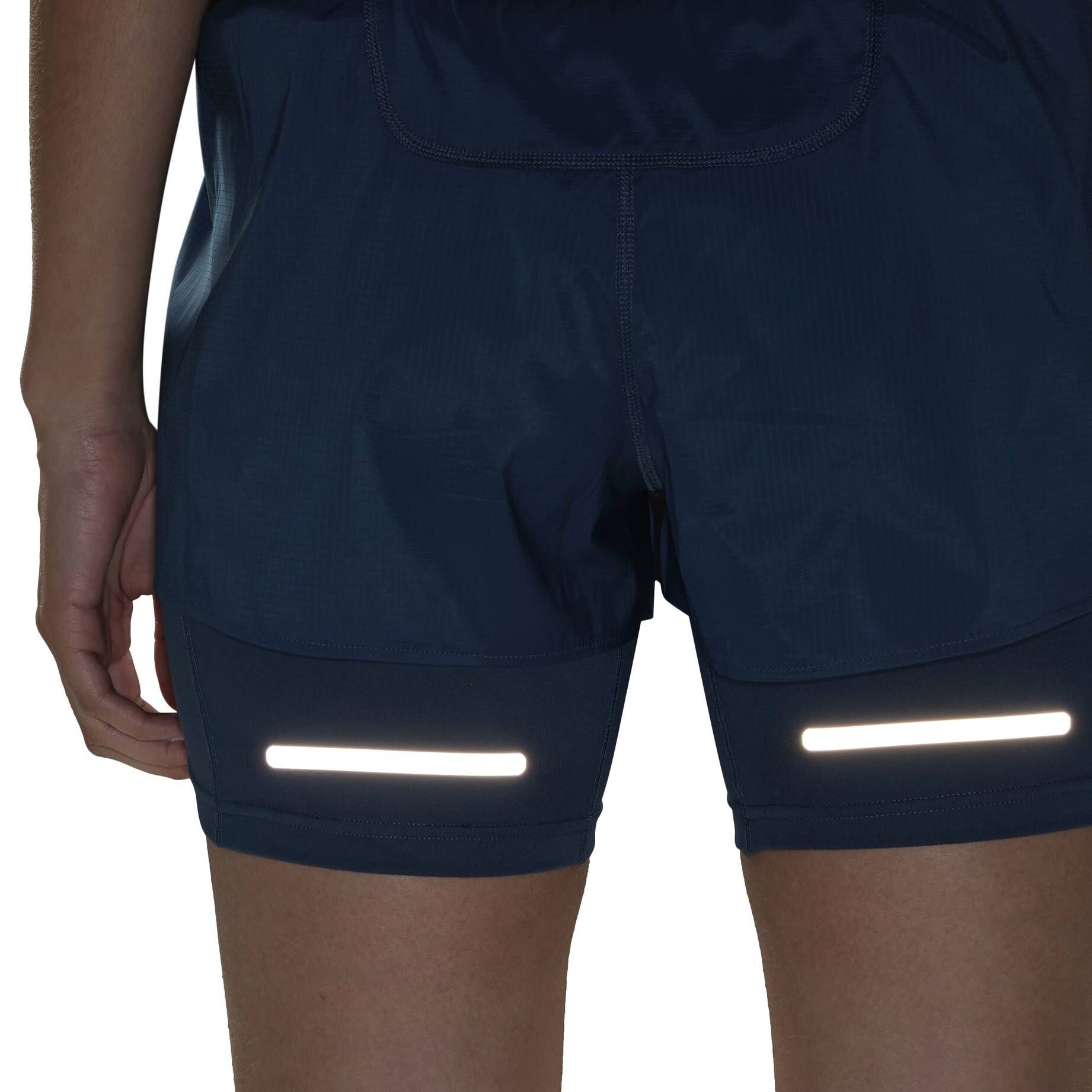 Endurance Damen Laufshorts Potenza - Leichte Fitness Shorts Mit Reflektorstreifen