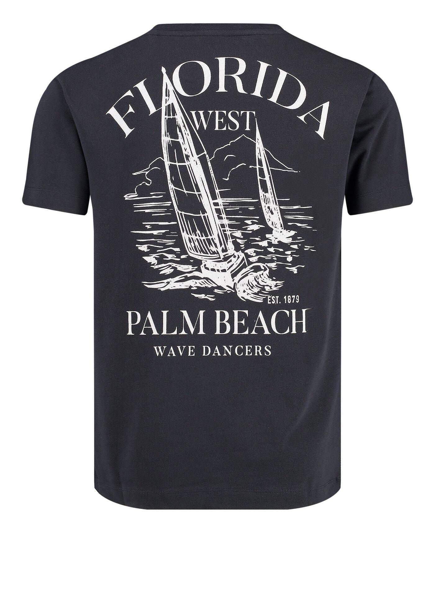 KEY LARGO Hype Round T-Shirt, Blanc Cassé (1001), S Homme