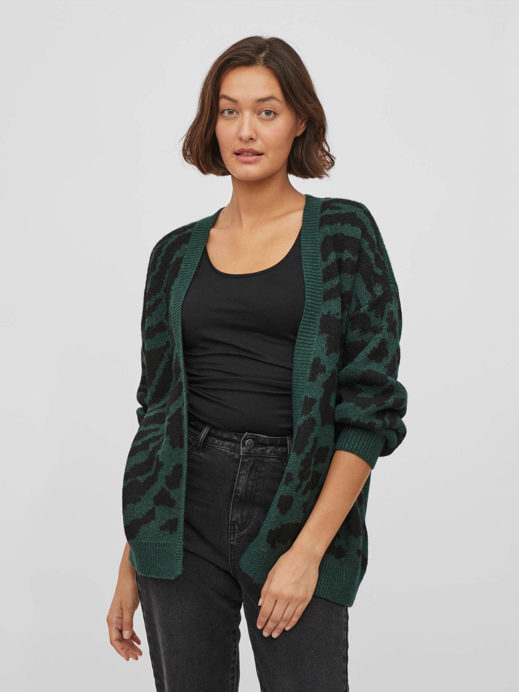 Cardigan Für Damen - Vintage Strickjacke Mit Knöpfen Für ältere Damen