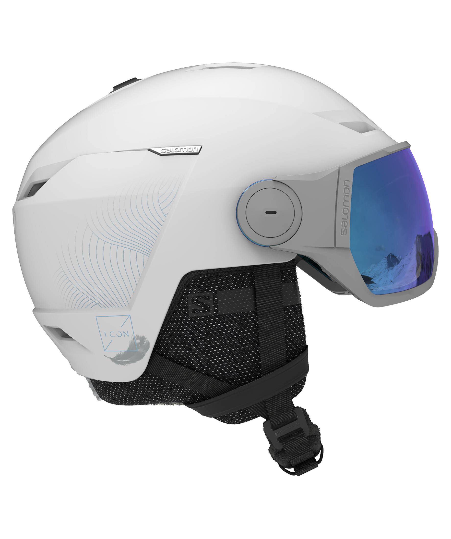 Damen Skihelm mit Visier "Icon LT Visor"