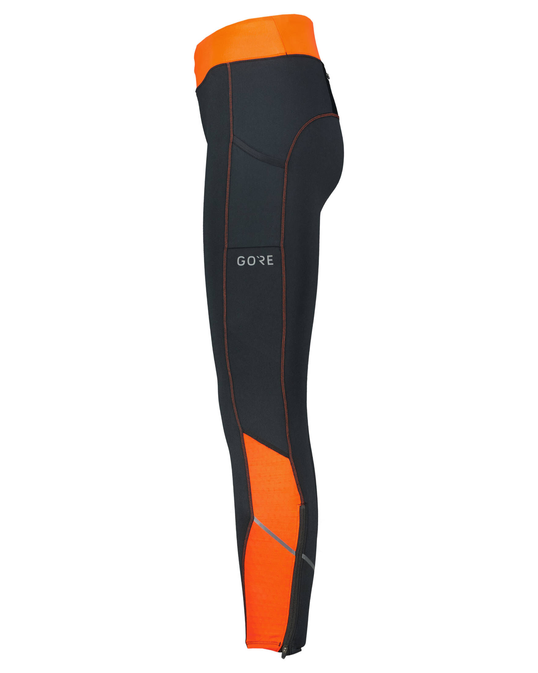GOREWEAR SWIFTRIDE Tights Heren - black / neon yellow 9908