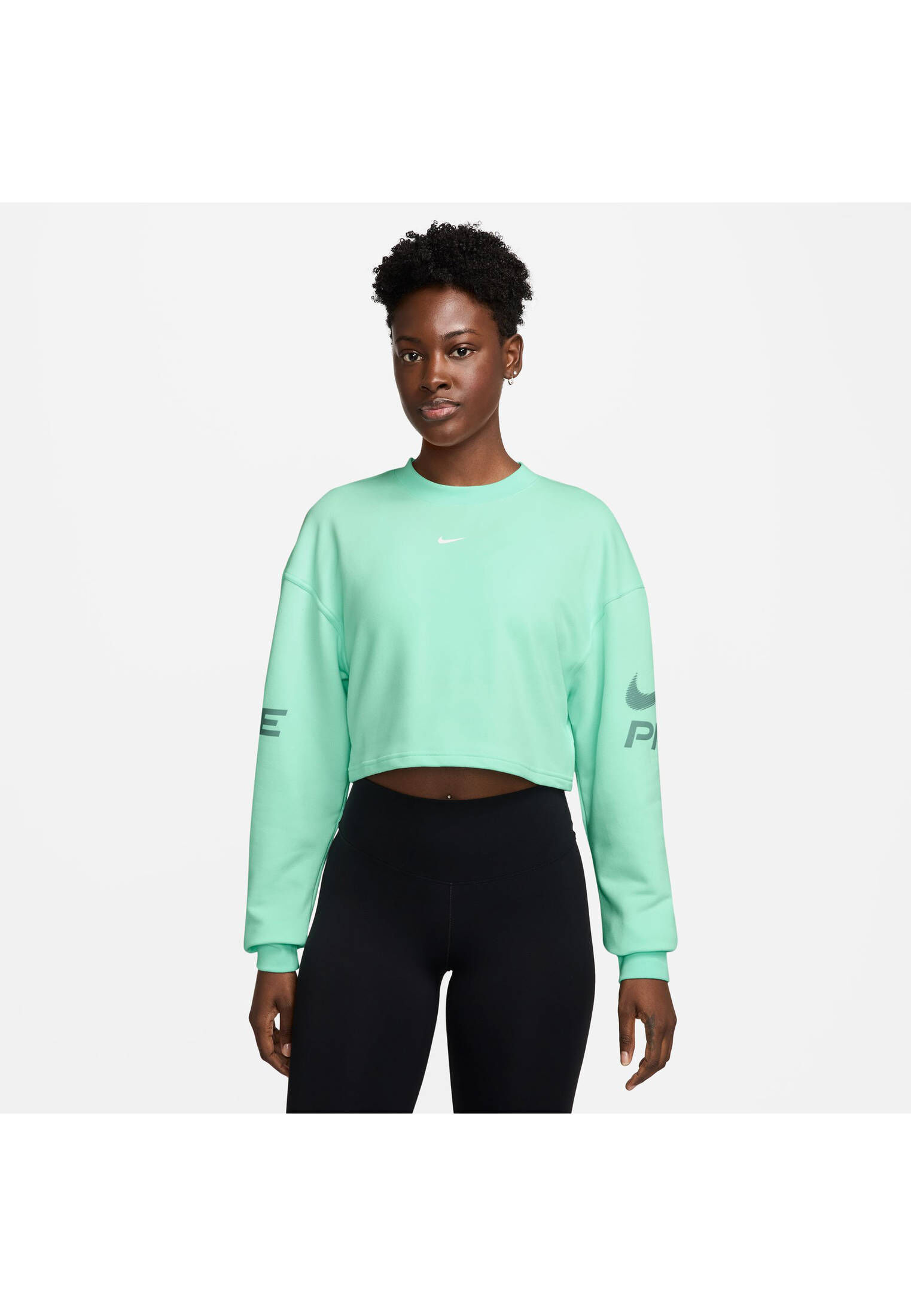 Crew Neck Nike Sweatshirt Damen GrÃ¼n Nike One Dri-Fit Crew