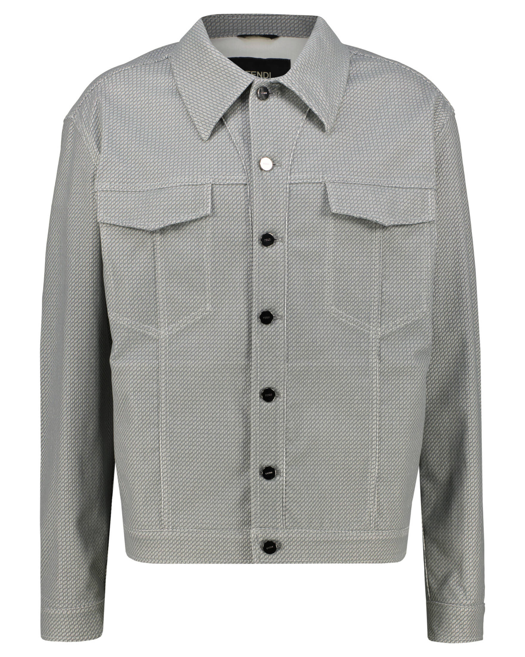 John Varvatos Herren Bernard Shirt Jacket Aus Leder – Stehkragen, Verdeckte Knopfleiste, 100% Schafsleder