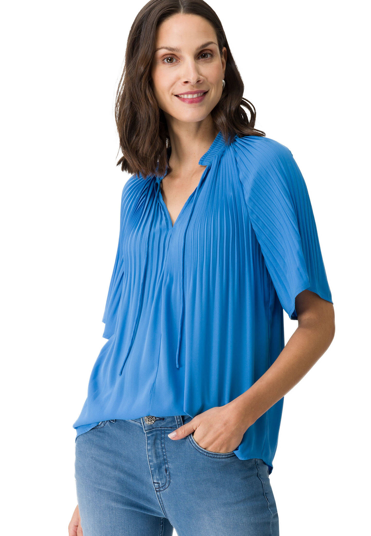 Blusenshirt NOS mit zarter Falte