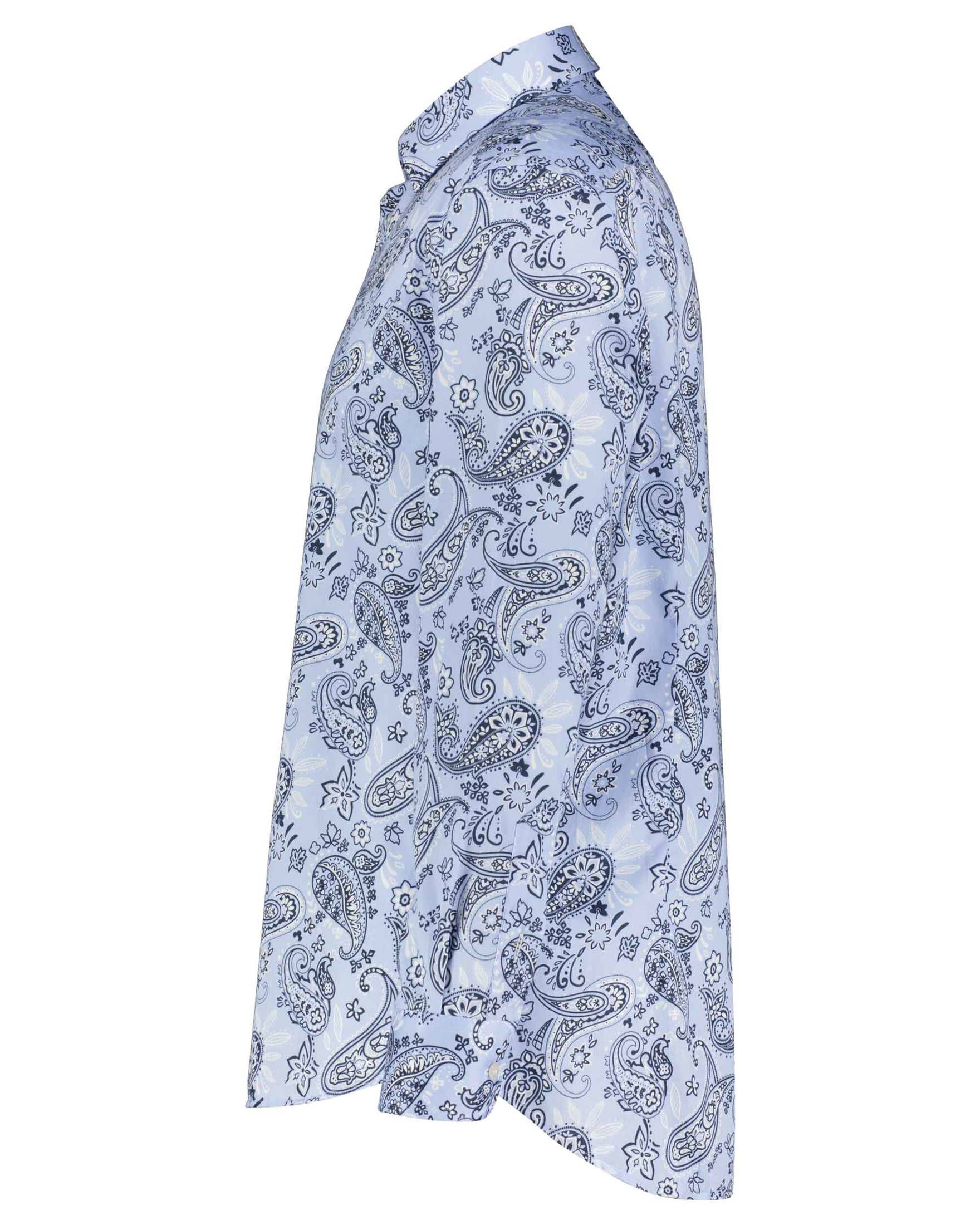 Rrongwn Jacquard Hemd Herren - Paisley Muster Langarm Satin Hemd