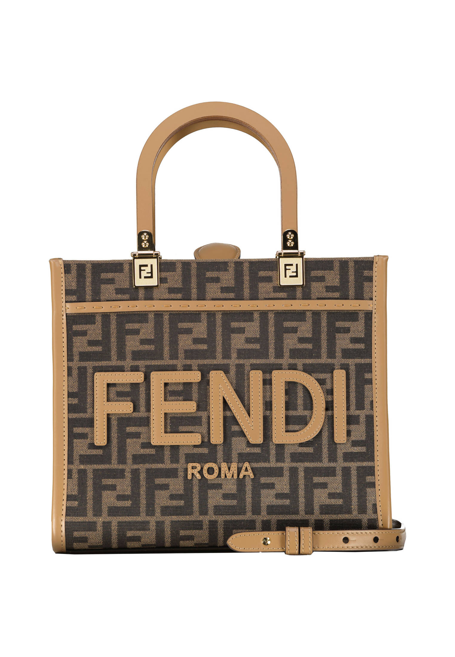 Fendi Damen Shopper SUNSHINE Small in braun kaufen engelhorn