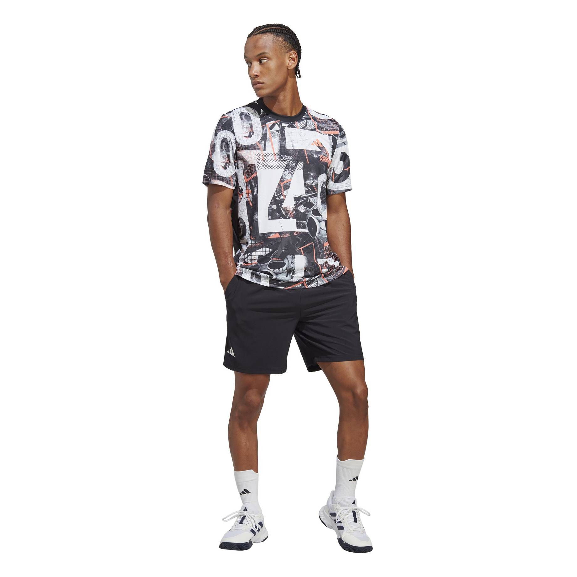 adidas Performance Herren Tennisshirt CLUB TENNIS GRAPHIC TEE in