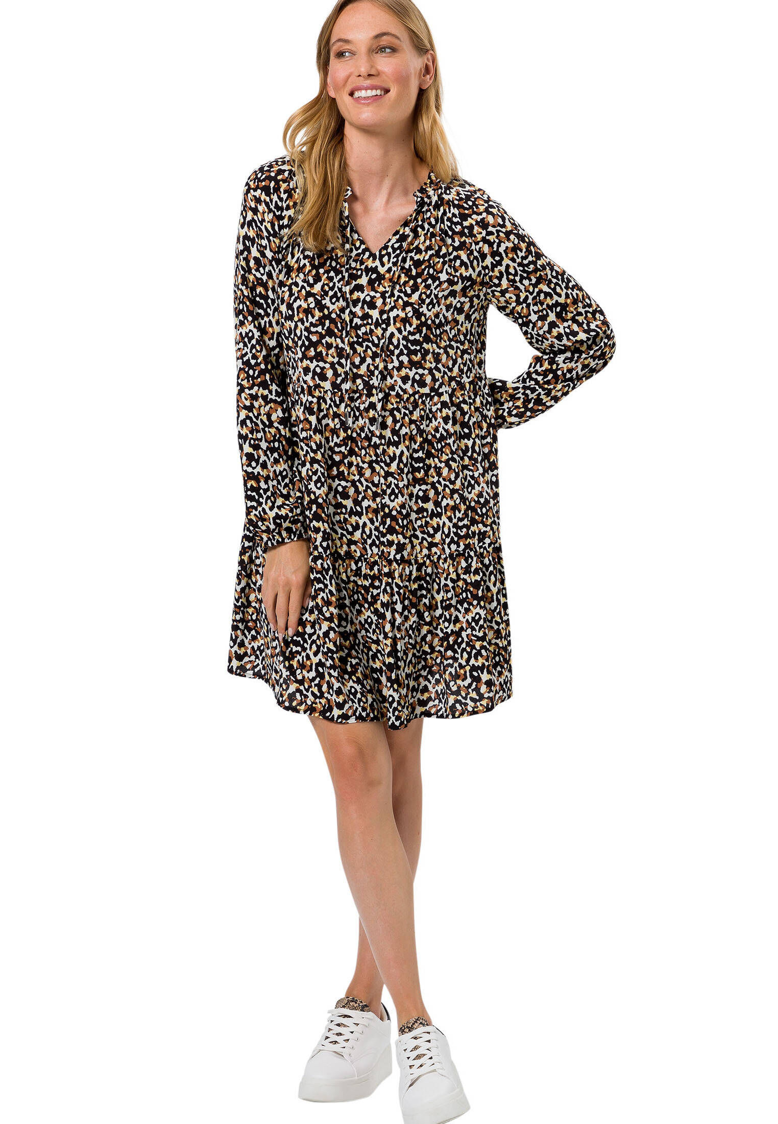 Zero Damen Maxikleid Mit Volants Kaufen Produktbild-Vorschau 11