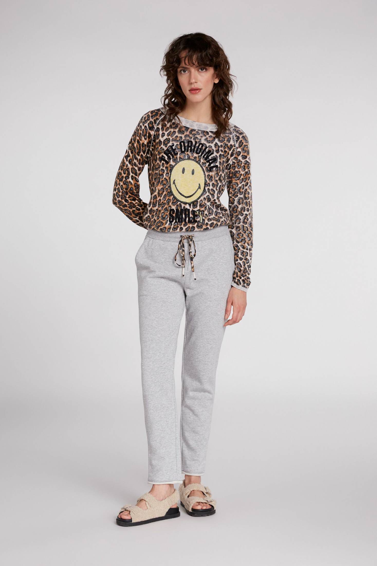 damen pullover mit smiley