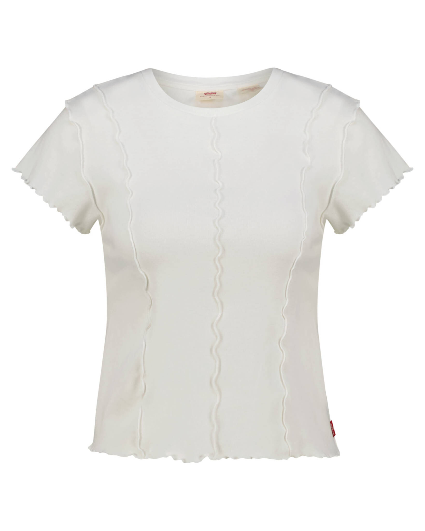 Levi's®| Damen T-Shirt INSIDE OUT SEAMED TEE WHITE +