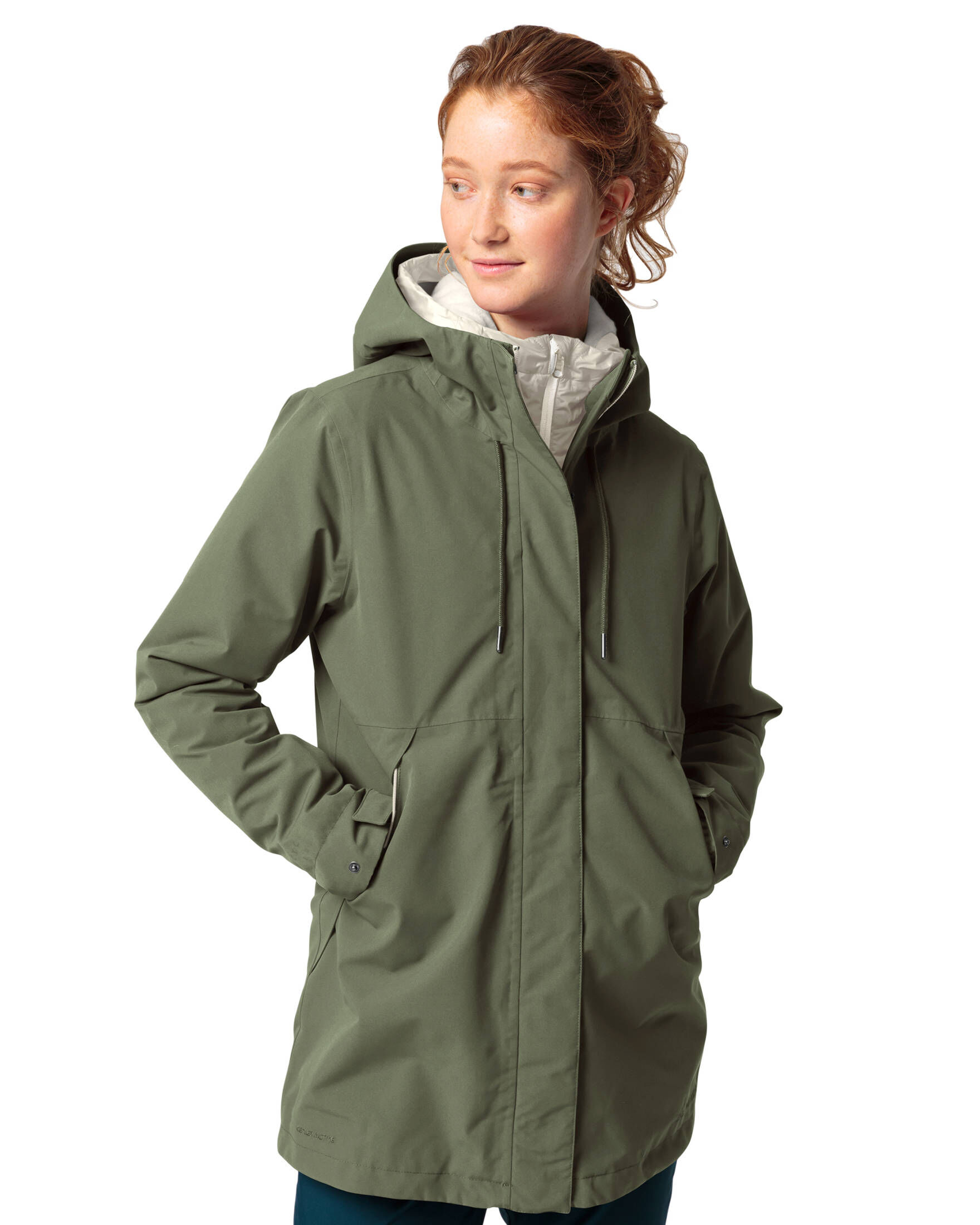 VAUDE Coreway Coat Giacca Invernale Donna - Lunga, Impermeabile, Imbottita PrimaLoft® Black, Riciclata