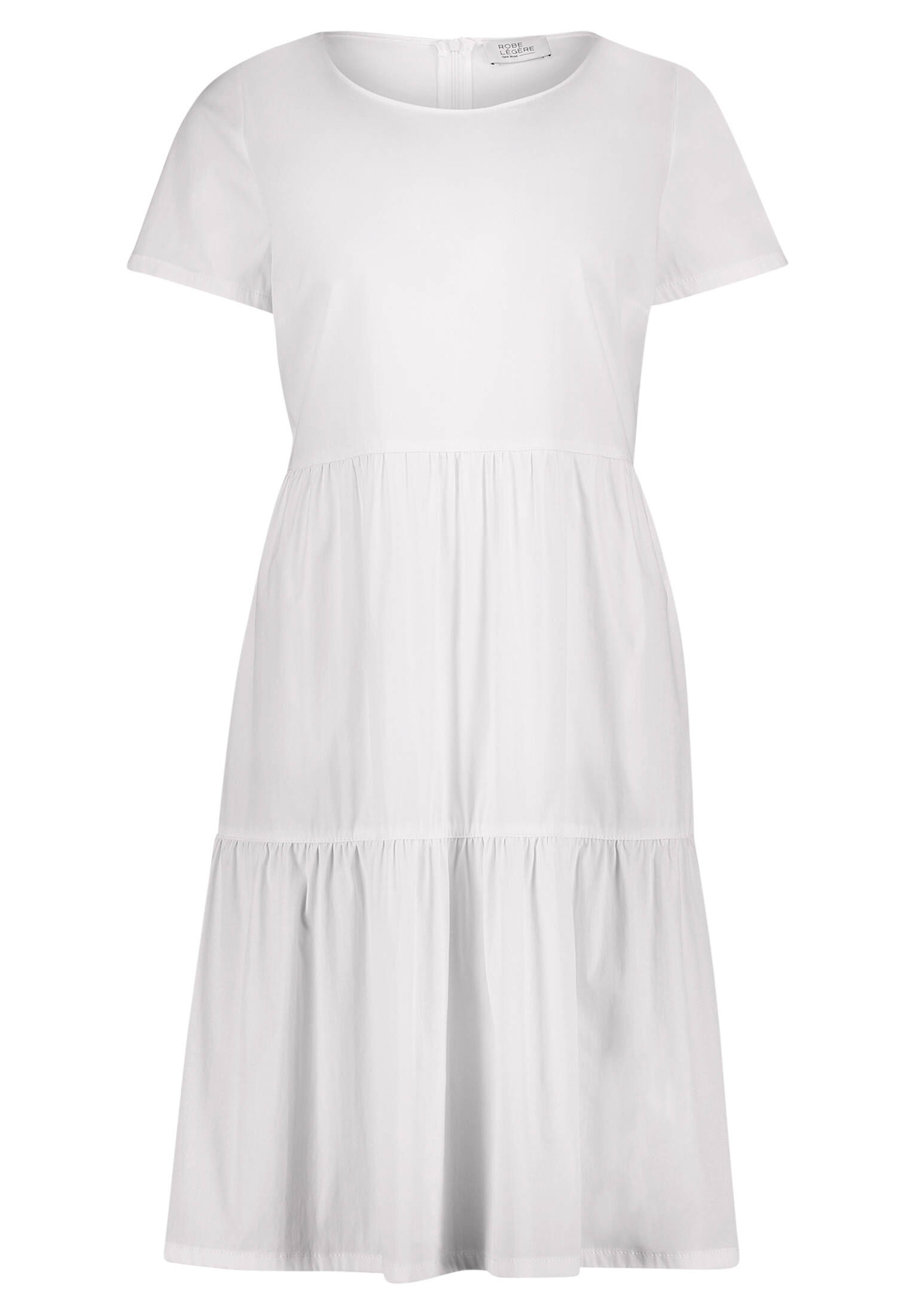 Vera Mont Damen Stufenkleid Mit Punkte-Muster - Modernes Sommerkleid