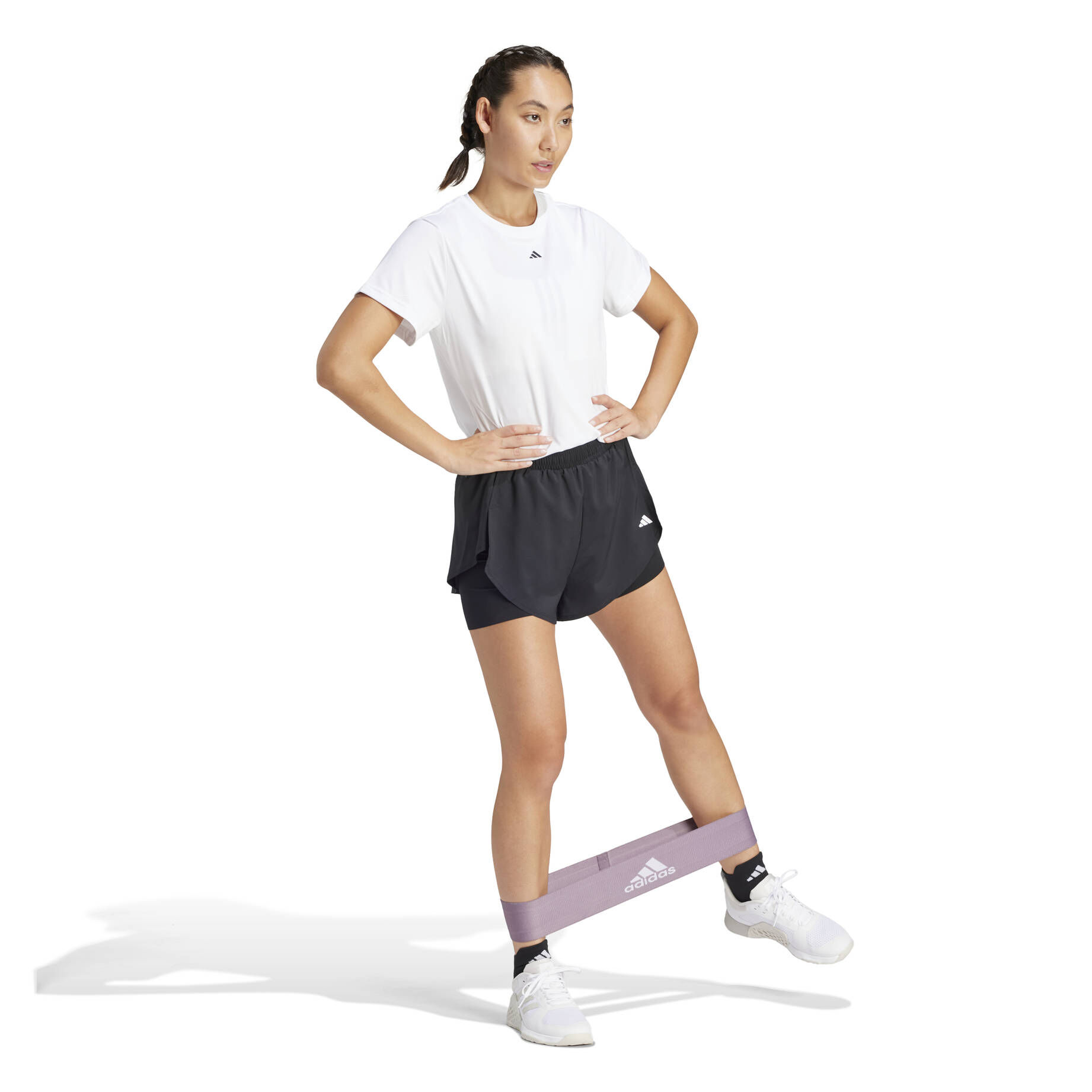Damen Trainingsshorts WATER-REPELLENT DESIGNED FOR TRAINING 2IN1SH
