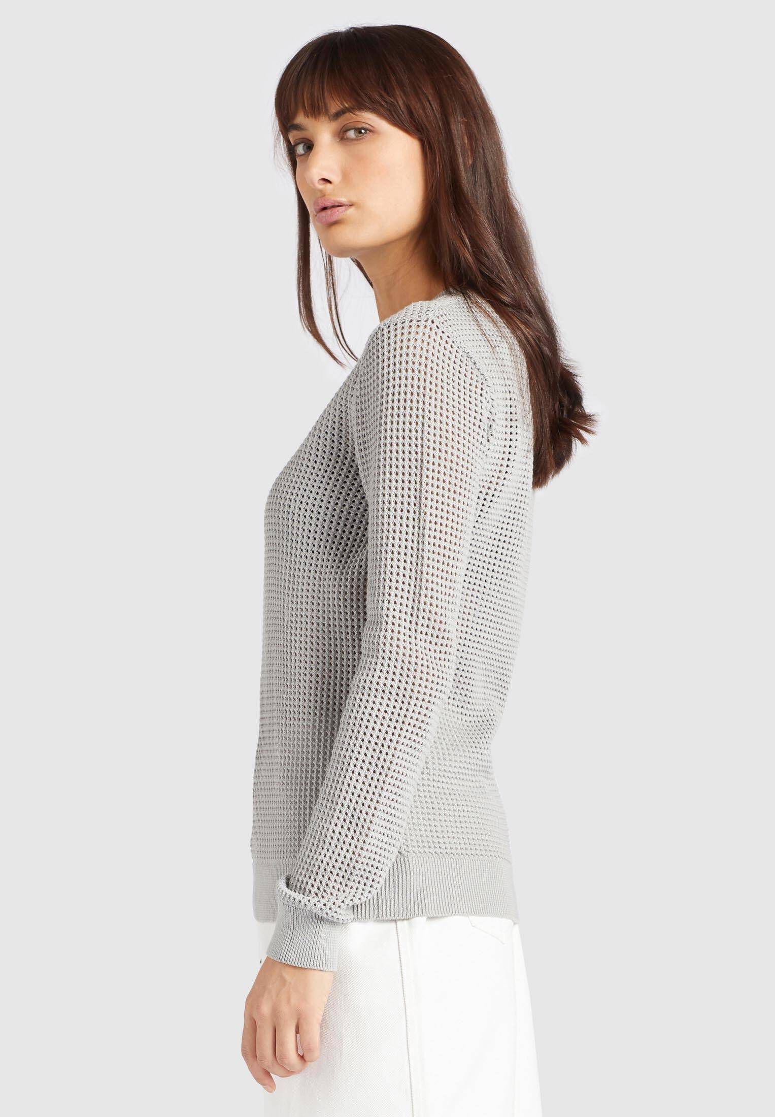 Khujo Damen Pullover Viola ; 1098KN153-210 GREY