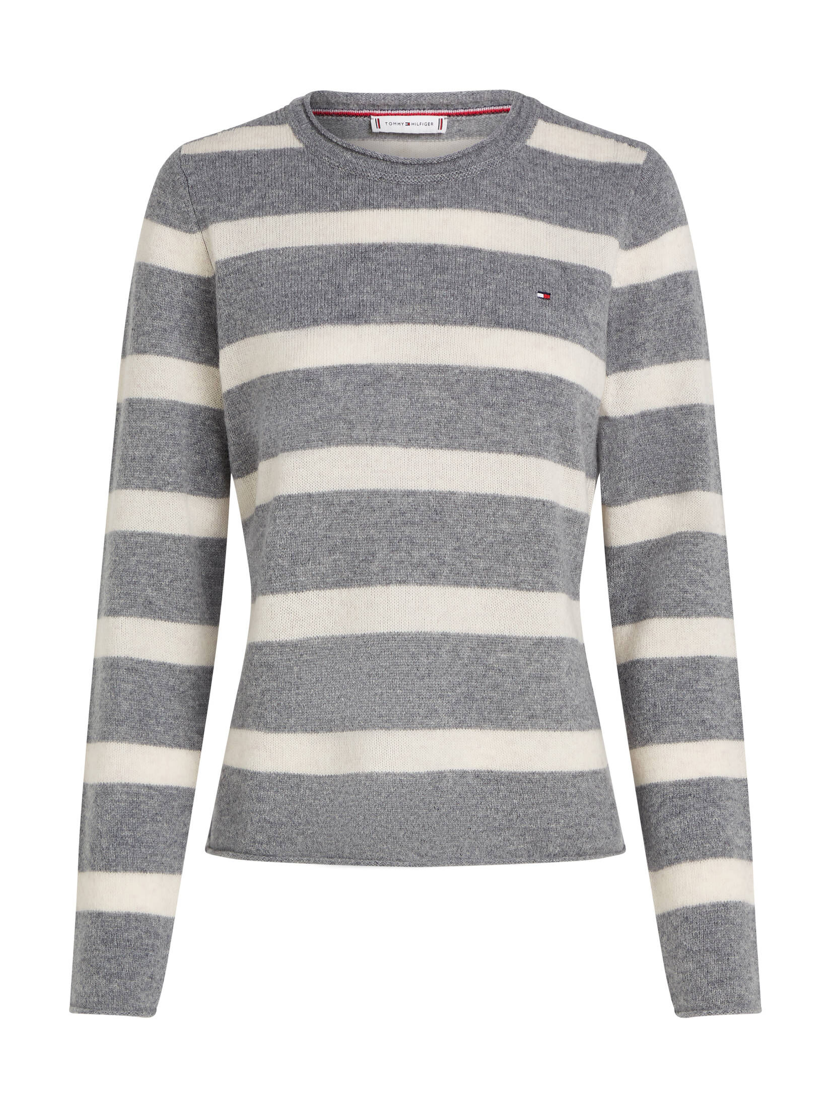 Tommy Hilfiger Damen Strickpullover aus Wolle SOFT WOOL C-NK