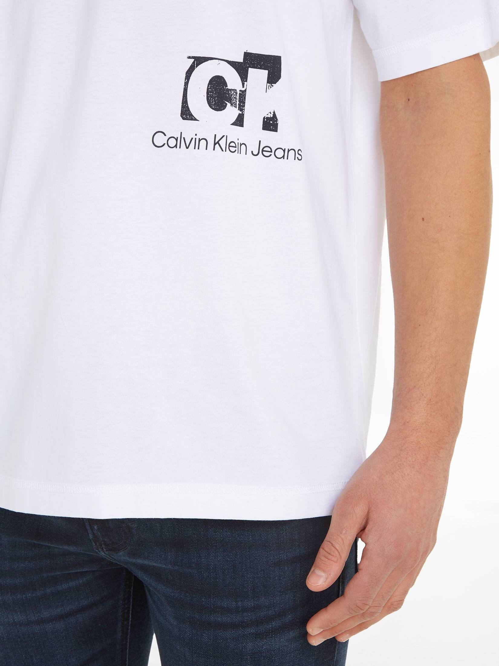 CALVIN KLEIN JEANS Herren T-Shirt CONNECTED LAYER LANDSCAPE TEE mit Bio- Baumwolle Oversized Fit kaufen | engelhorn