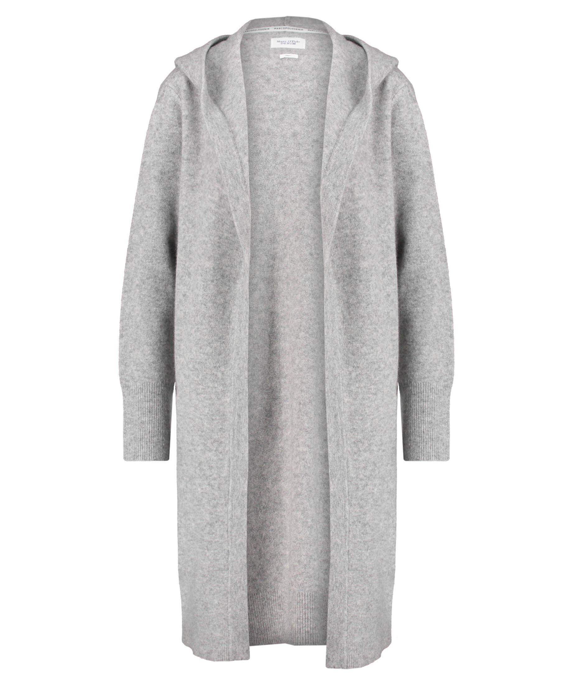 Alpaka Long Cardigan Mit Kapuze Damen Cardigan Oversized Marco