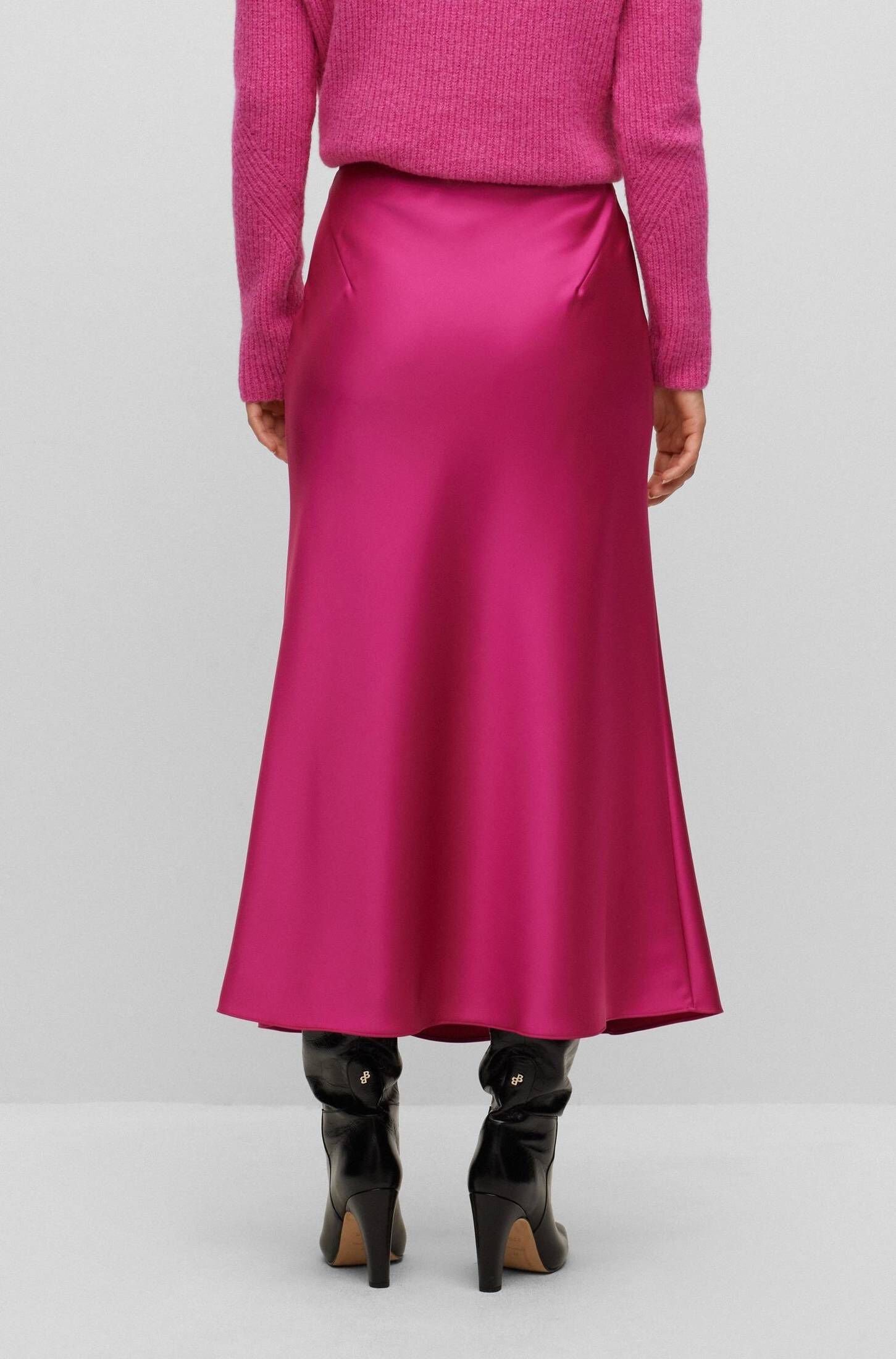 Katriane - De elegante satijnen midirok