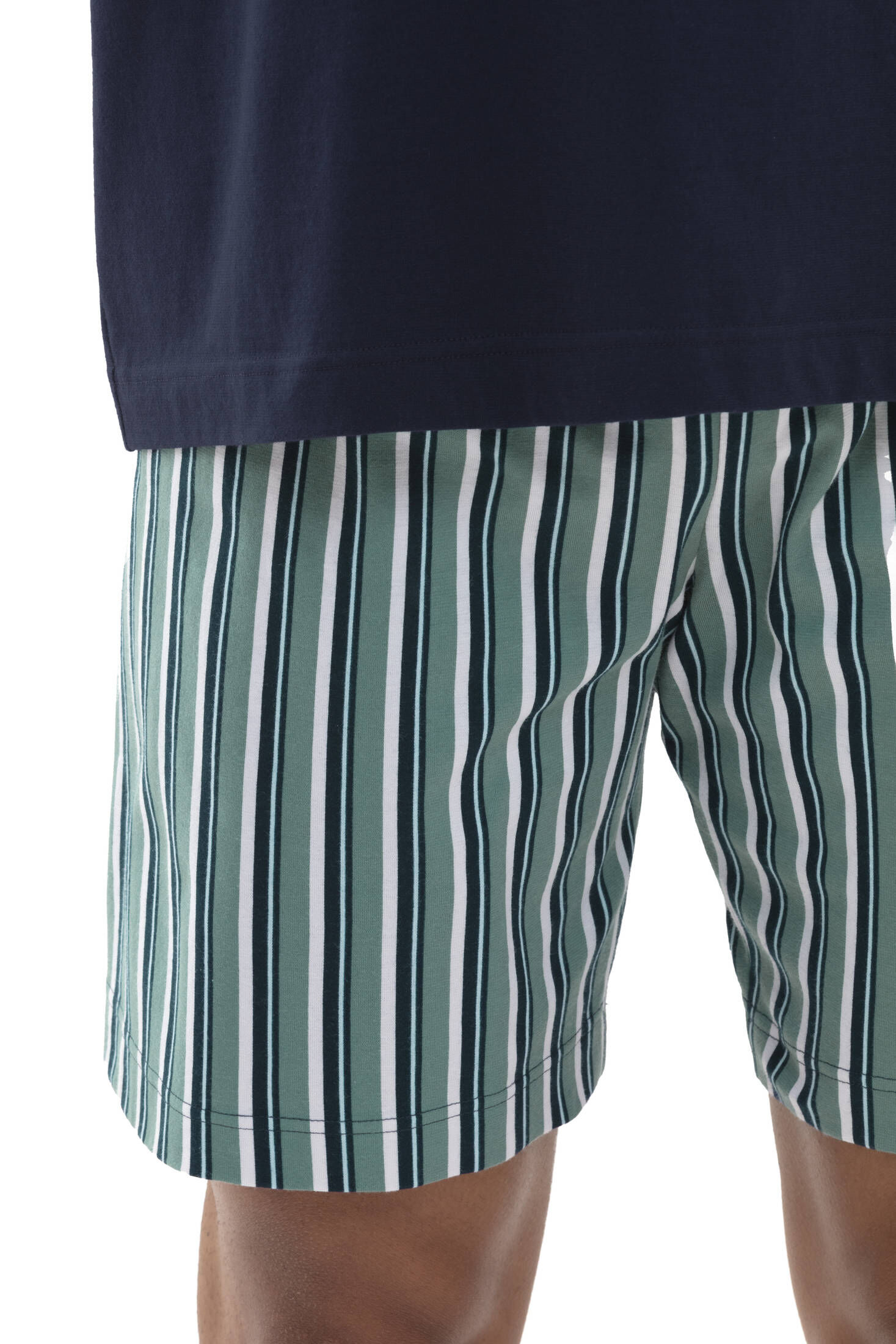 BAMBOO COOL Herren Schlafanzug Kurz – Weicher Kurzarm-Pyjama Aus Atmungsaktivem Material