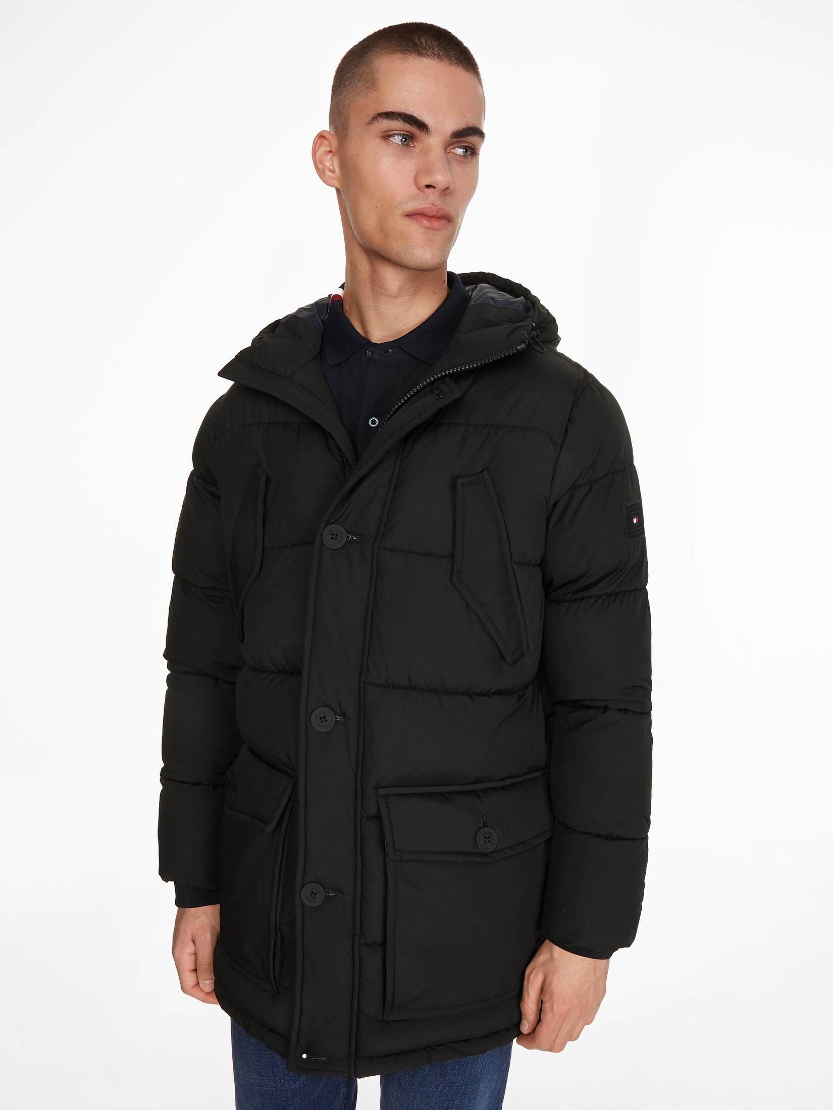 winterparka tommy hilfiger herren