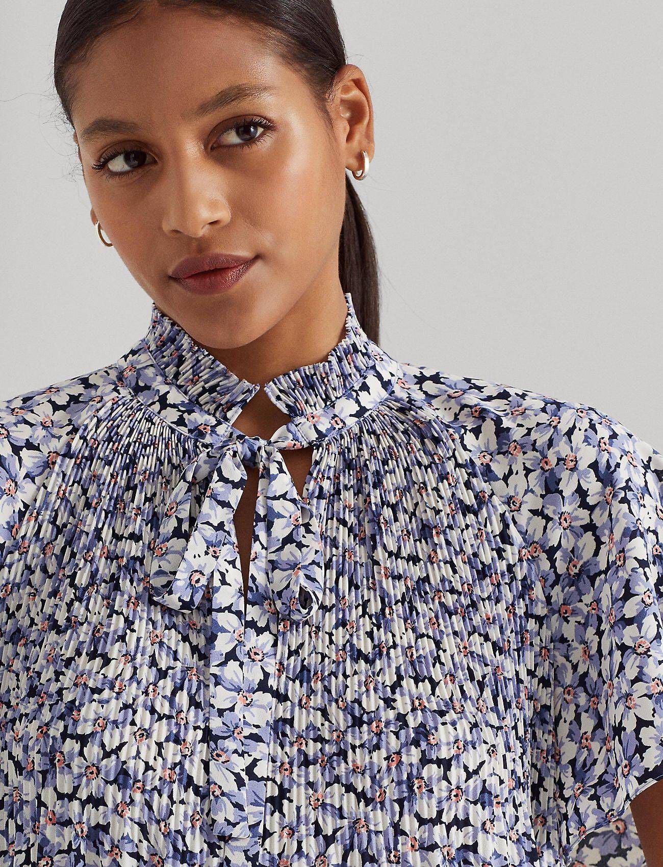 Luxus Blusen Damen Kurzarm Bild