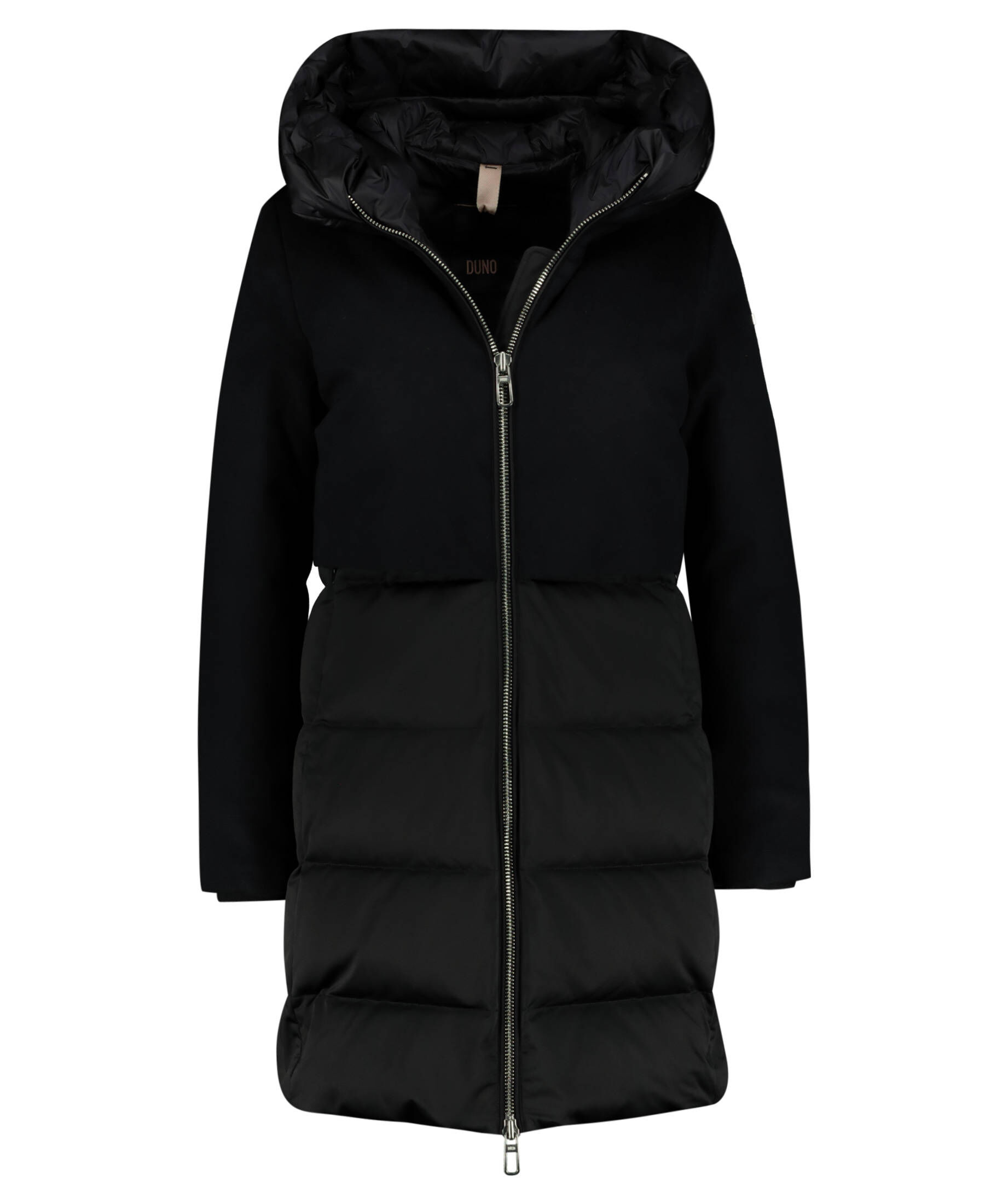 Duno Damen Daunenmantel BALLON-X mit Kapuze in schwarz kaufen