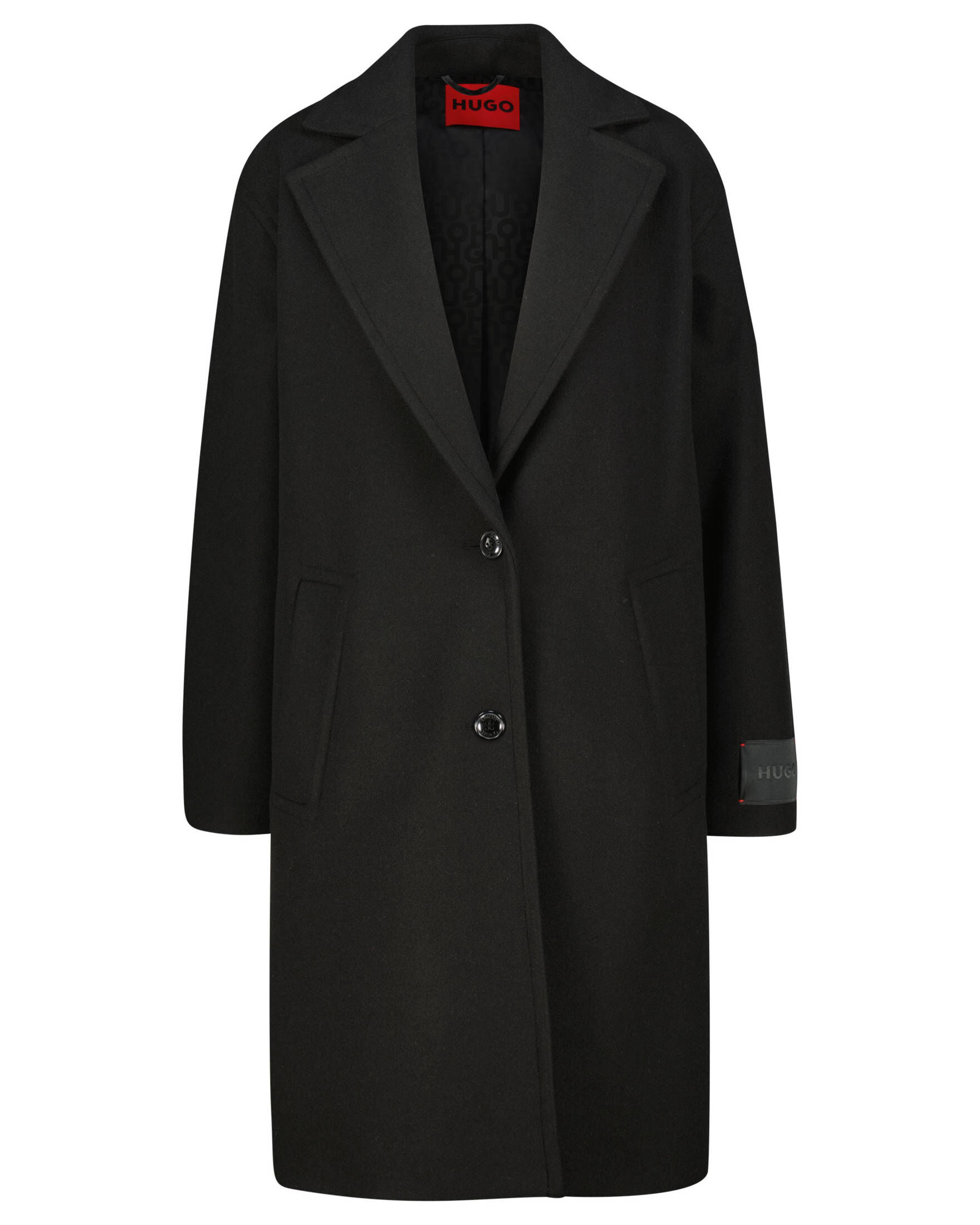 HUGO Damen Mantel MATEA-1 in schwarz kaufen engelhorn