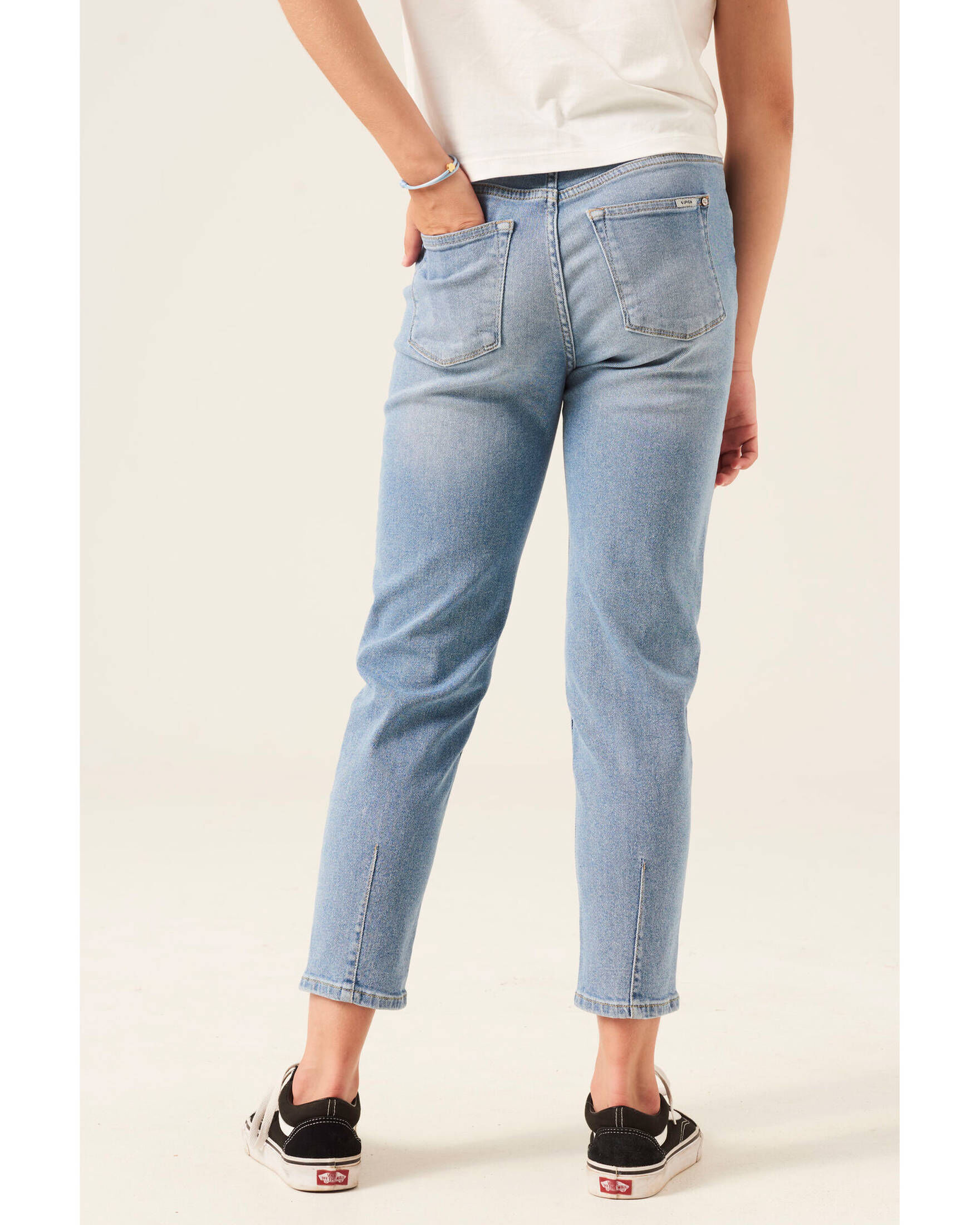 Garcia Mädchen Jeans-Shorts In Bleached Look - Größe 170