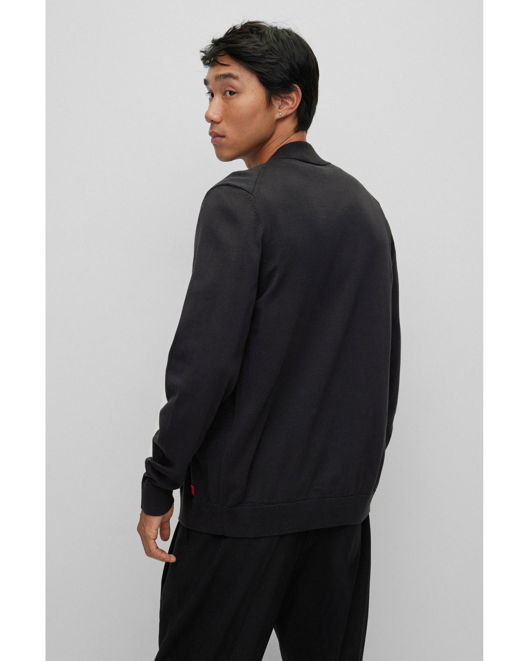 BOSS Field Jacket HUGO Herren Cardigan San Jaque-c – Klassischer - Main Image