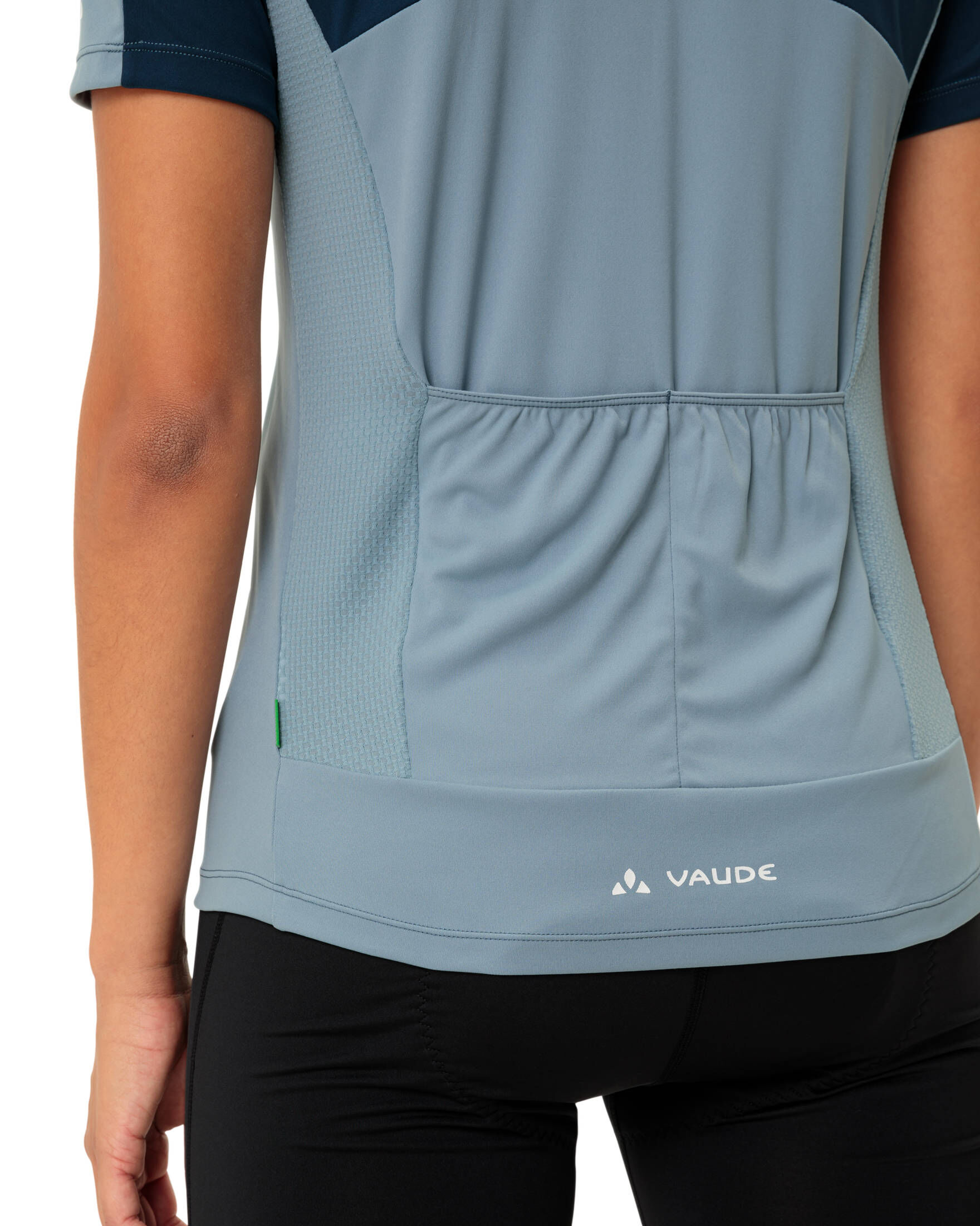 Polaire Femme Vaude Matera, Manches Longues, Noire Et Rouge, Taille S - NEUVE Avec étiquettes