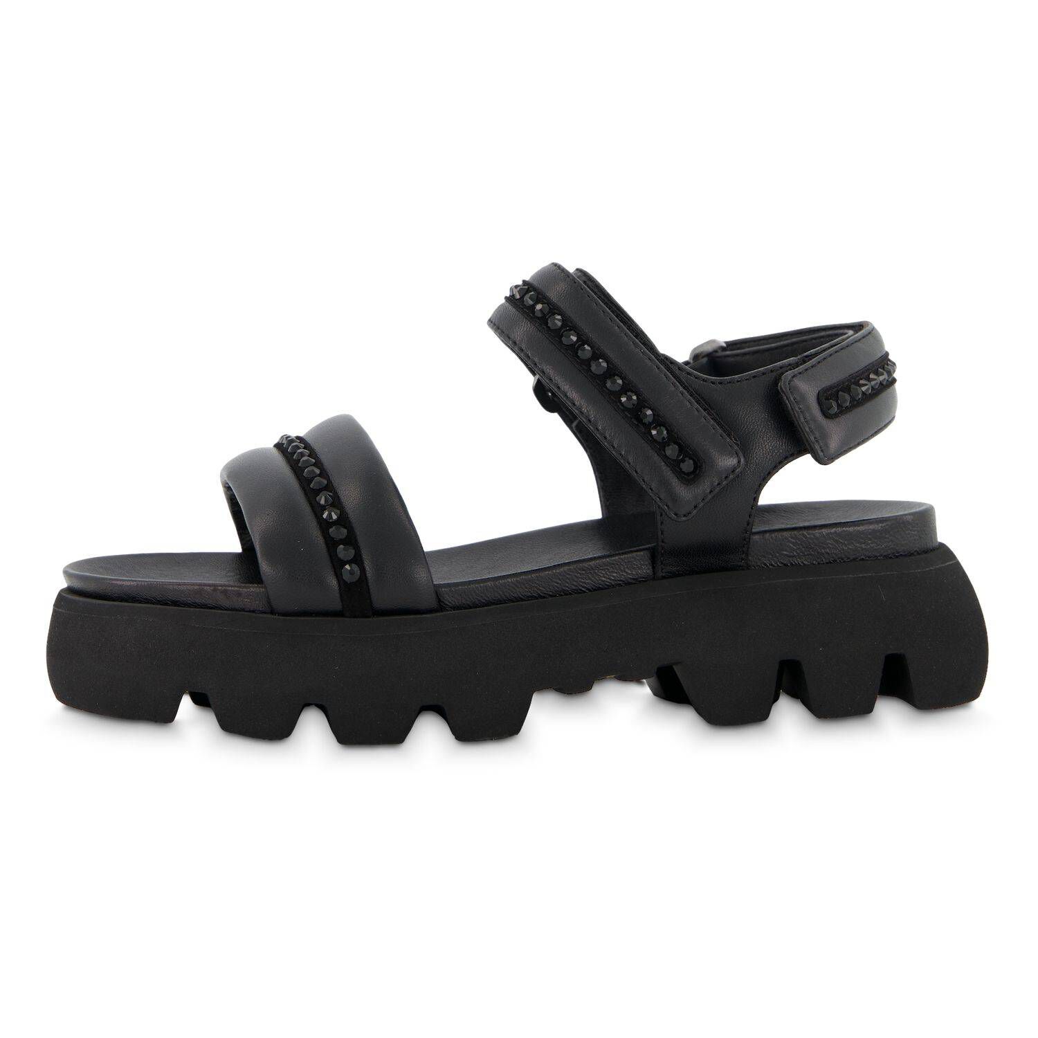 Sandales KENNEL & SCHMENGER En Cuir Noir Verni - Taille 39 - Talon Moyen Cône - Occasion Très Bon état
