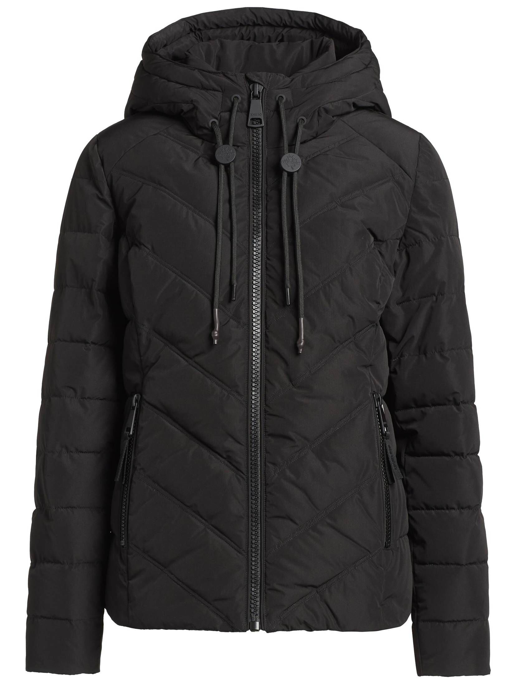 Khujo Damen Winterjacke SEMI2 – Leicht Wattiert, Mit Teddyfell-Kapuze, Gr. S–XL