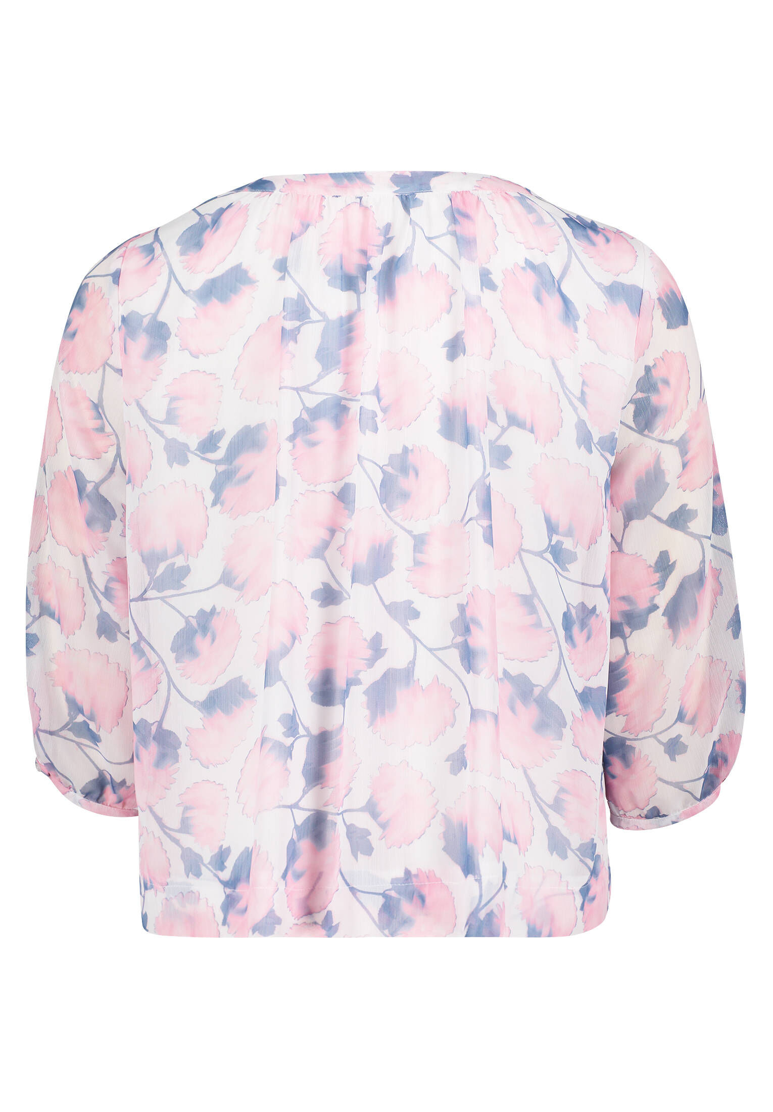 Ulla Popken Damen Chiffonbluse Mit Romantischer Verzierung – Lässiger Oversized-Look