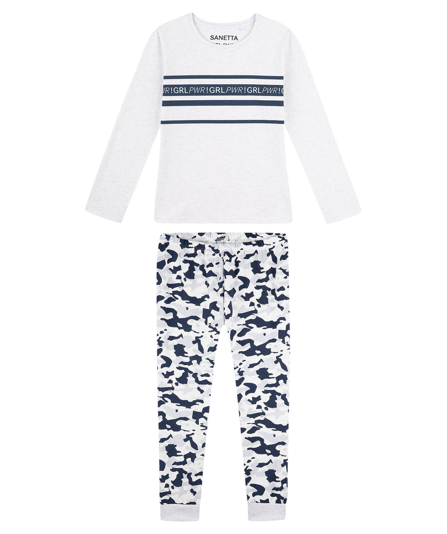 Mädchen Schlafanzug Snoopy Design - 100% Baumwolle Kurzarm Set Mit Shorts