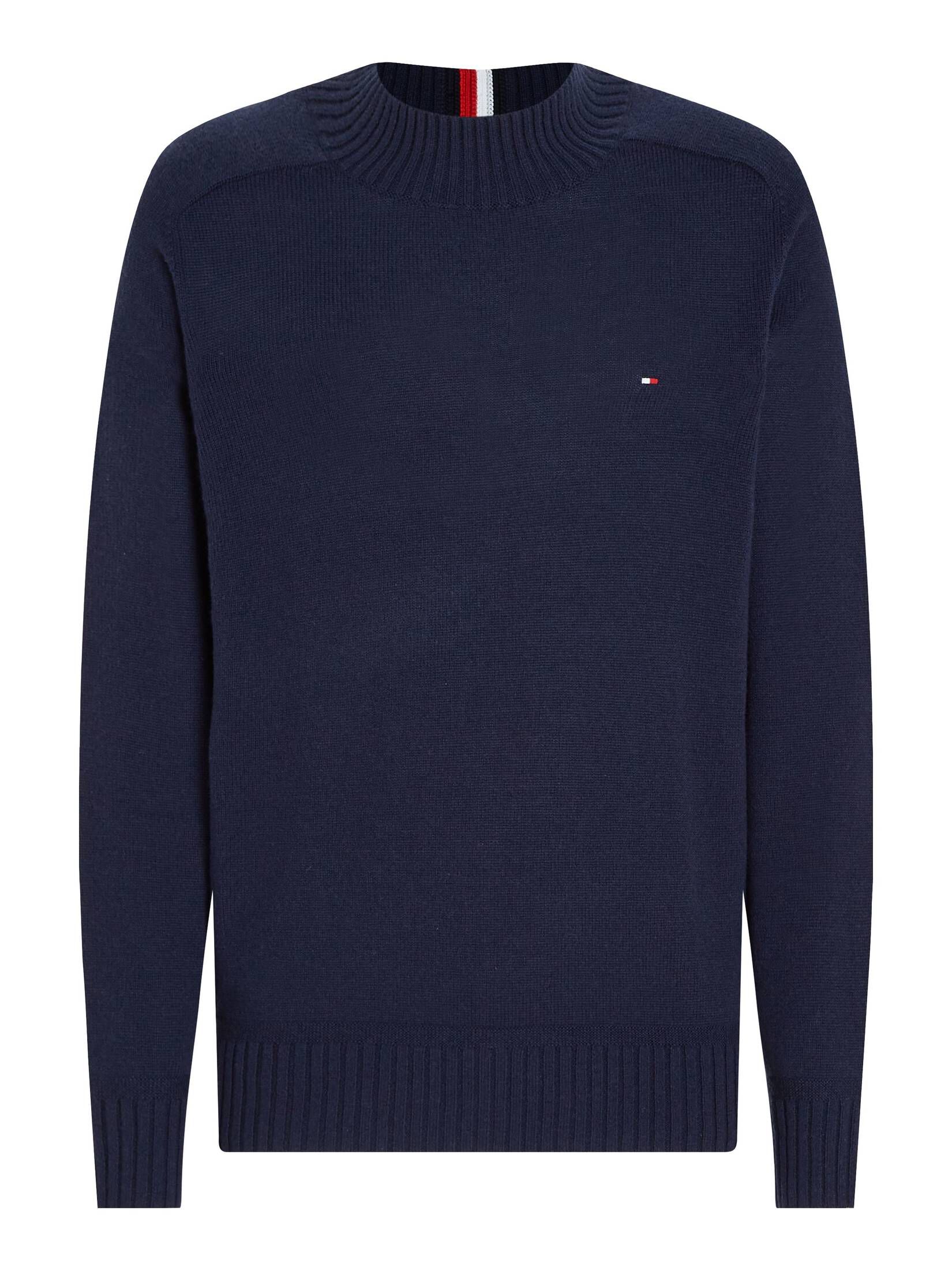 Tommy Hilfiger Herren Pullover aus Merinowolle in blau kaufen