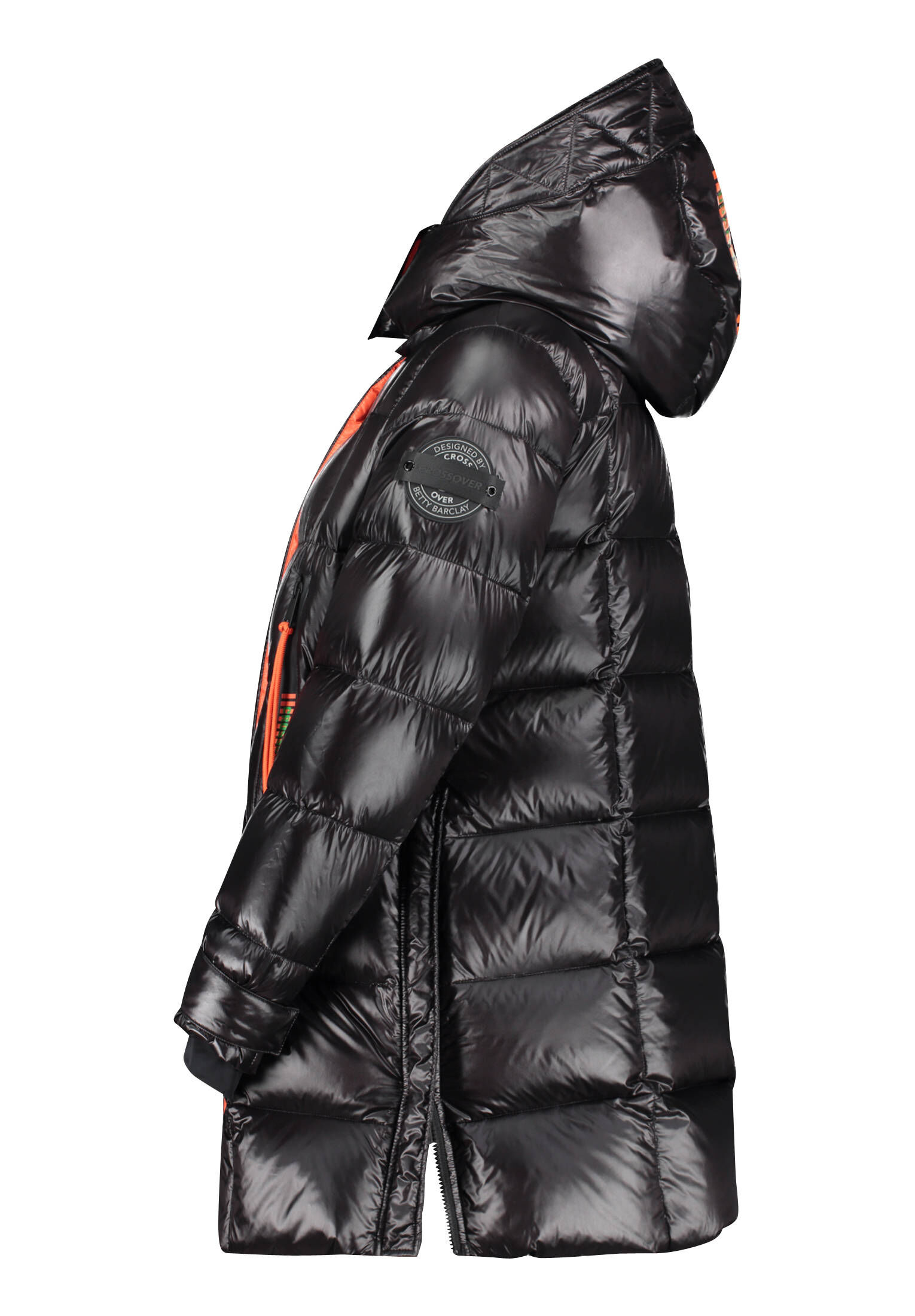 Damen Daunen Steppjacke orange – L'amie de Paris
