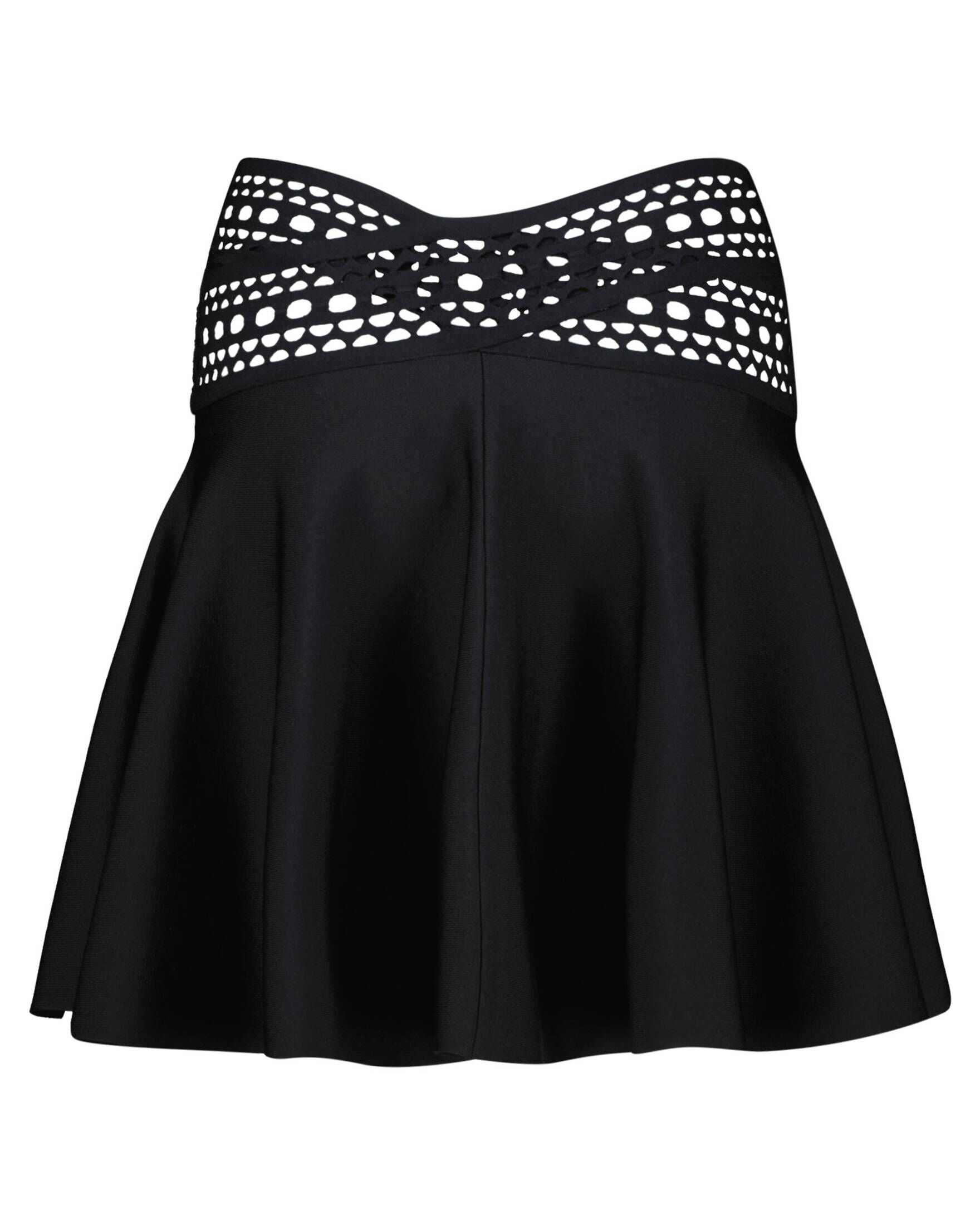 Damen Ausgestellter A-Linie Skater Rock Kurz Faltenrock PVC