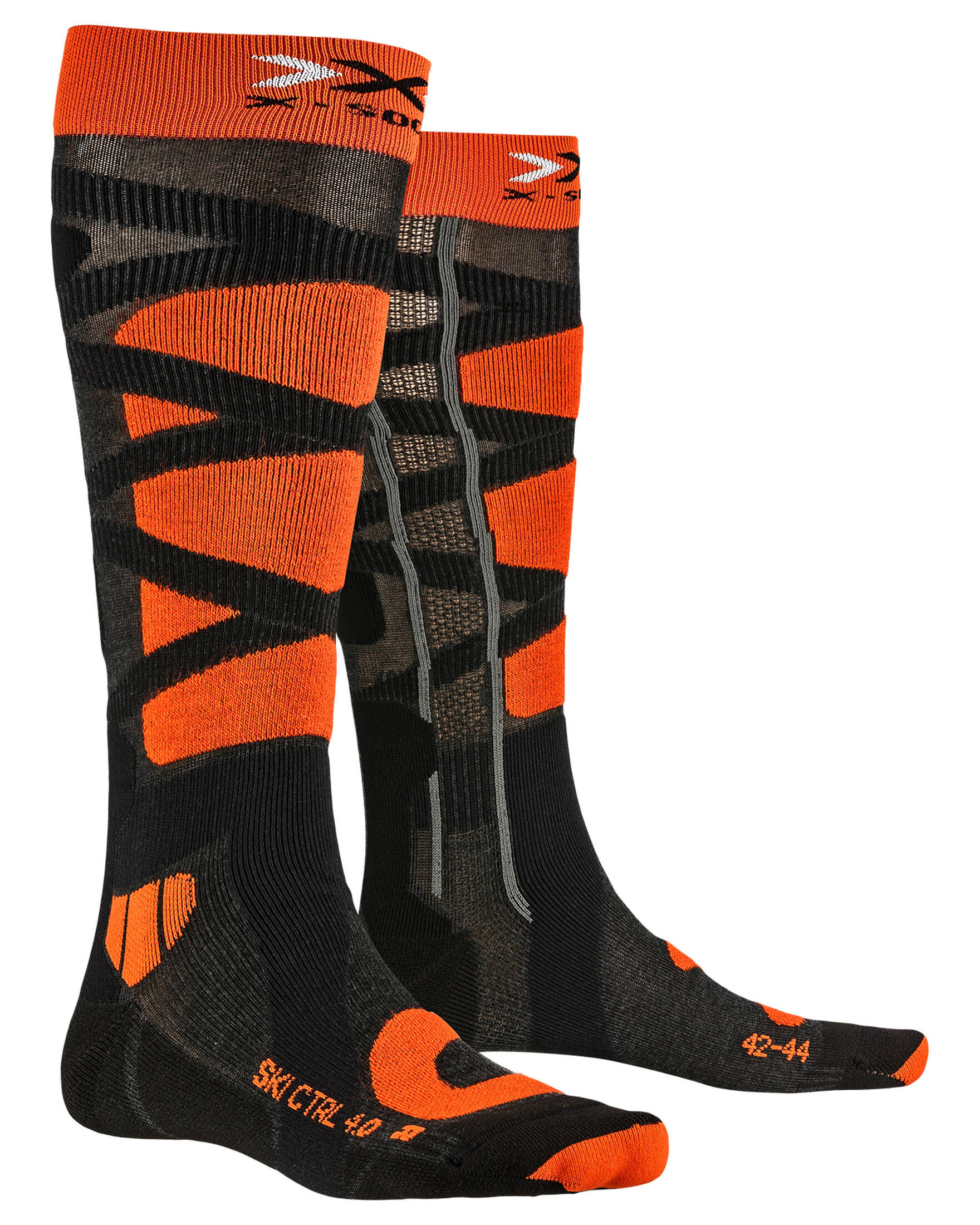 X-Socks Socken SKI CONTROL 2.0 anthrazit/grün 45/47