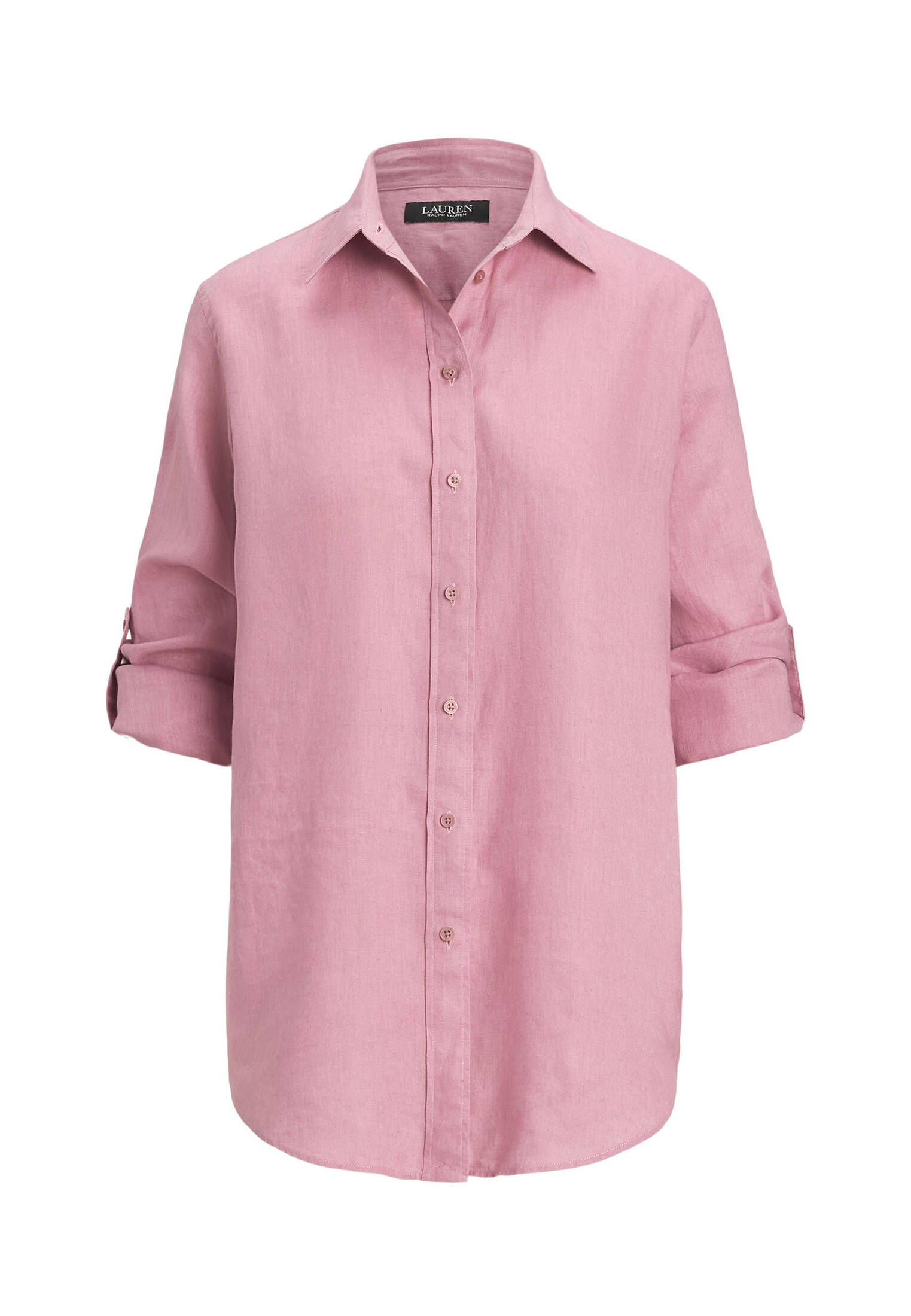 Lauren Ralph Lauren Damen Hemdbluse aus Leinen