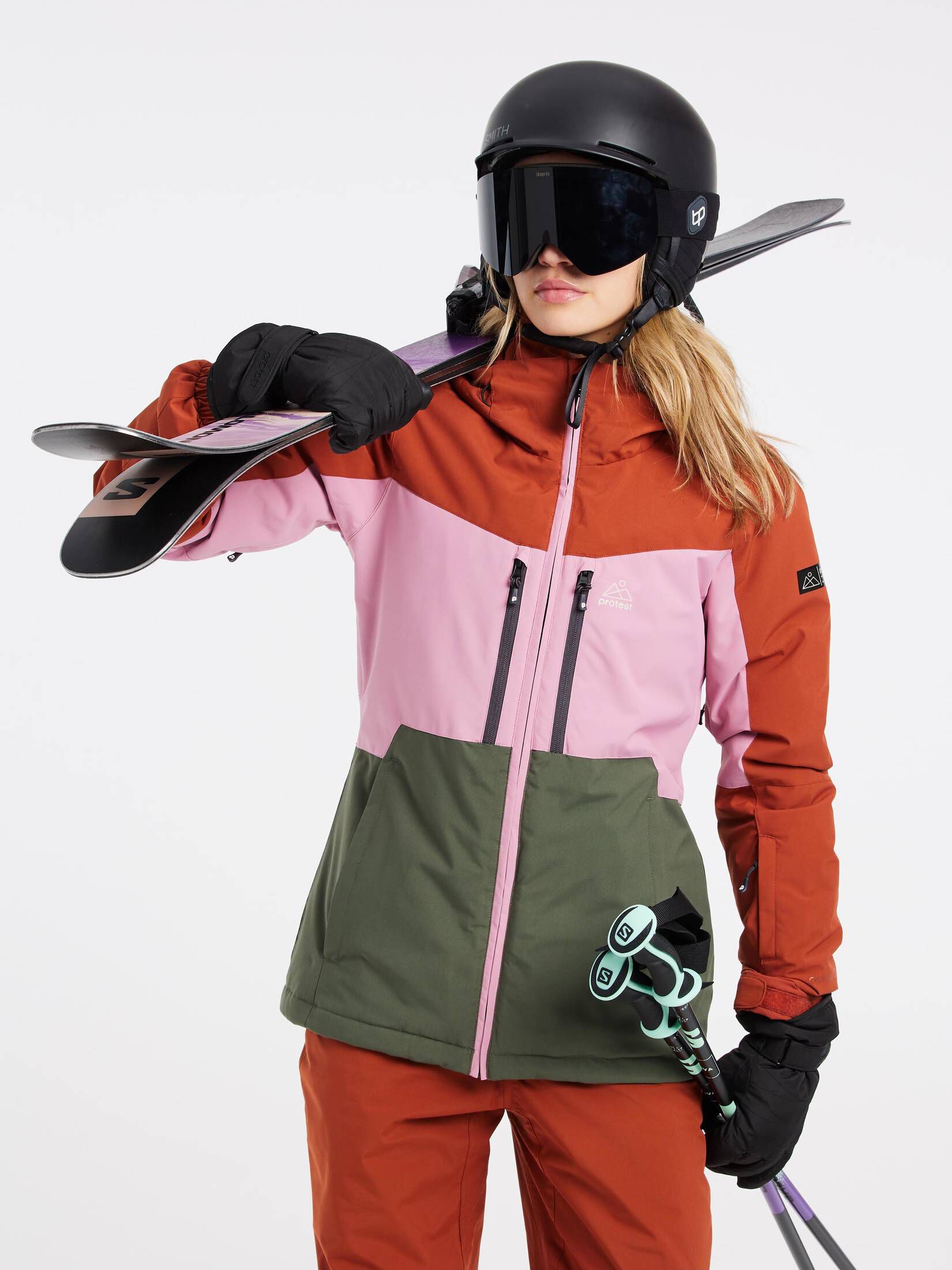 Engelhorn Protest Skijacke Damen Pink Jacke Protest Damen Protest