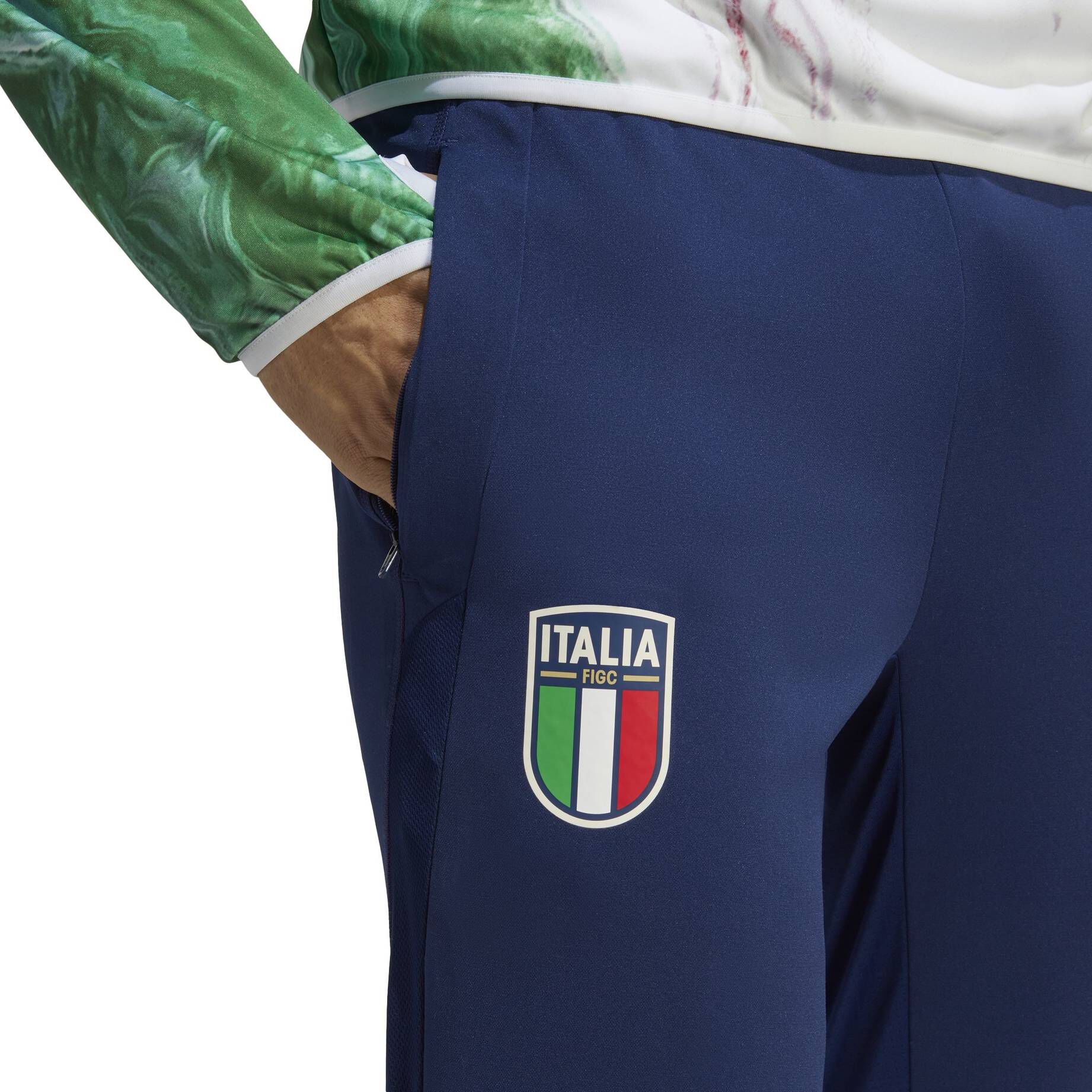 Fußball Größe 5, Blau – Italienisches Design, Für Training & Spiel (mit Ital. Wappen)