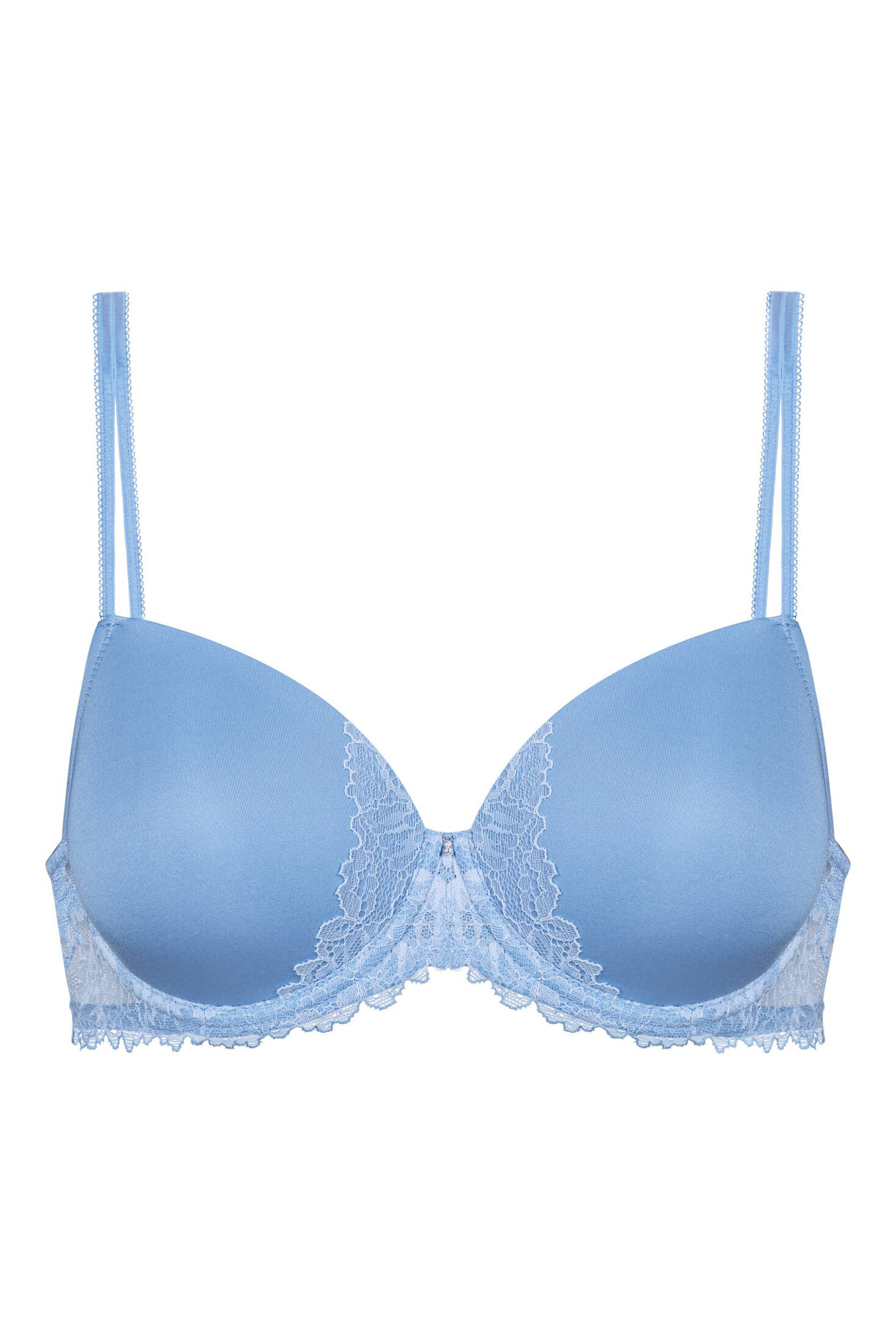 Mey Damen Triangle-BH Poetry Dream - Bügellos Mit Floraler Spitze