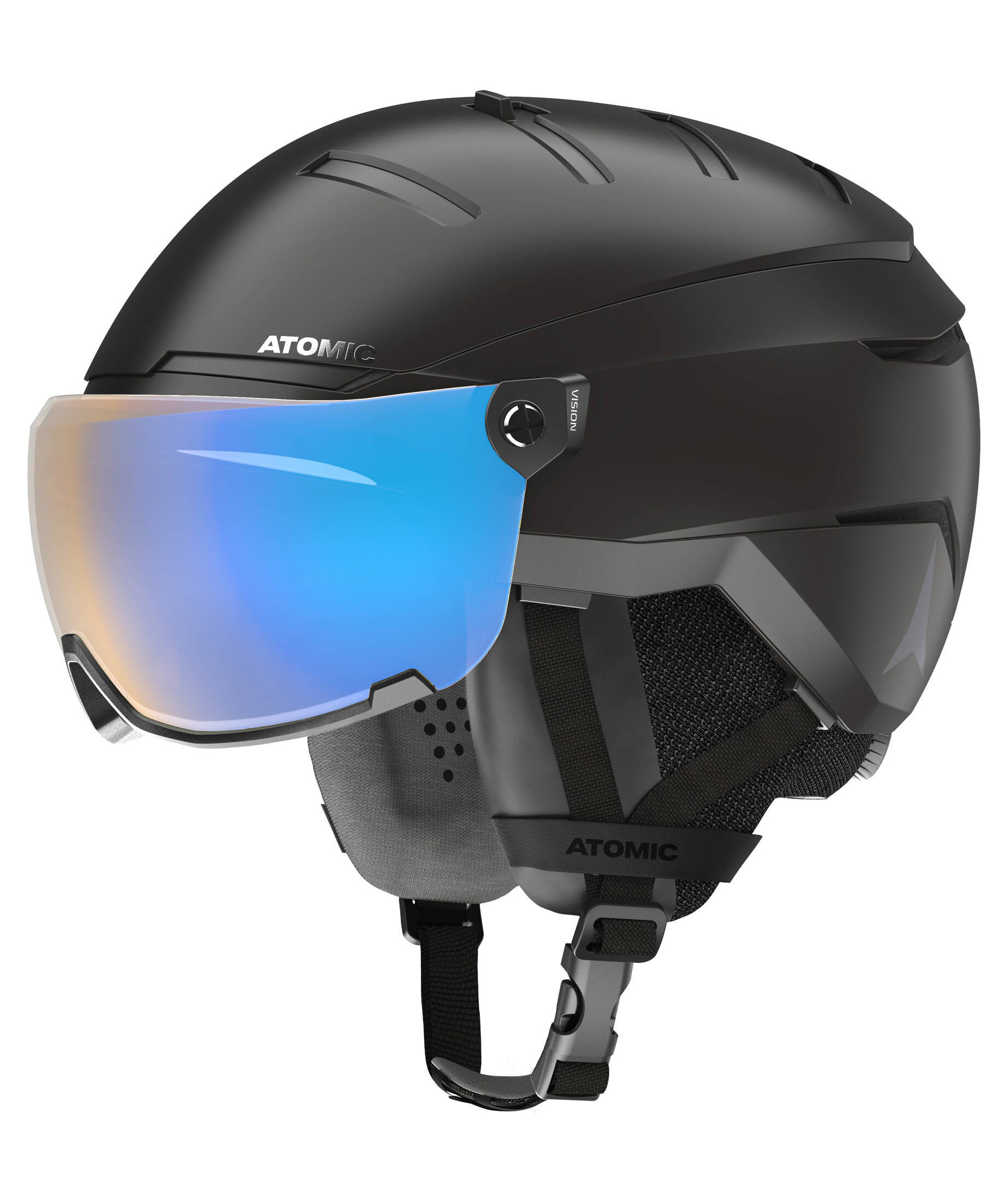 Atomic Damen und Herren Skihelm mit Skibrille "Savor GT Visor Photo" in
