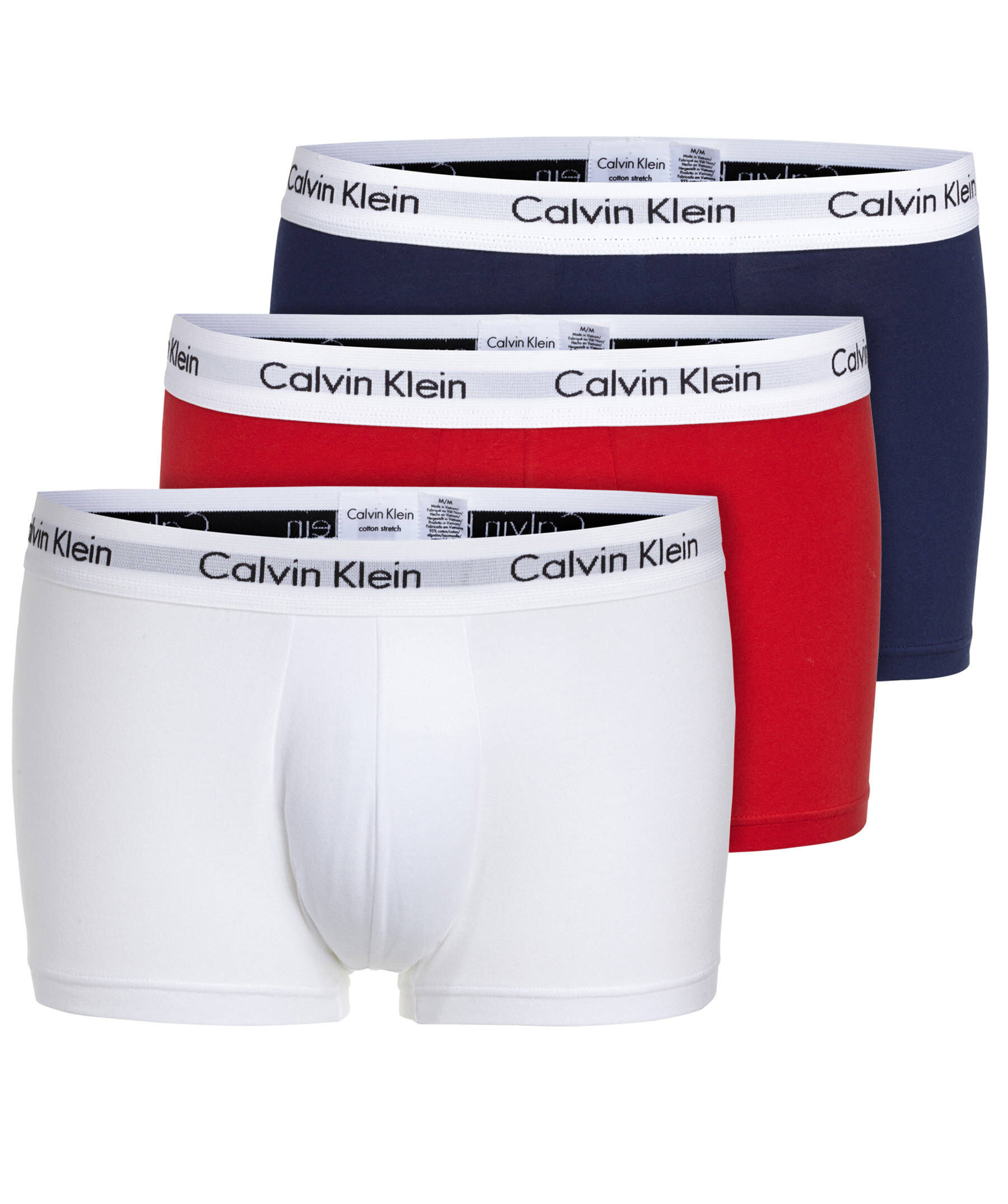 CALVIN KLEIN UNDERWEAR Herren Retropants LOW RISE TRUNK Dreierpack