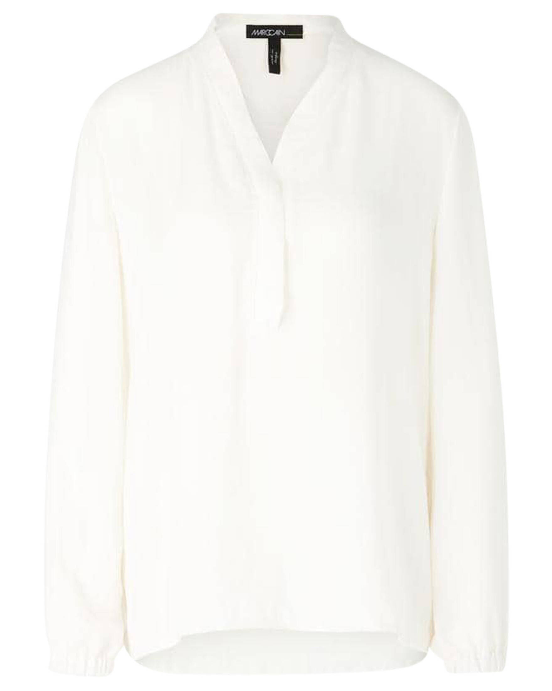 Weie Damen Bluse Langarm
