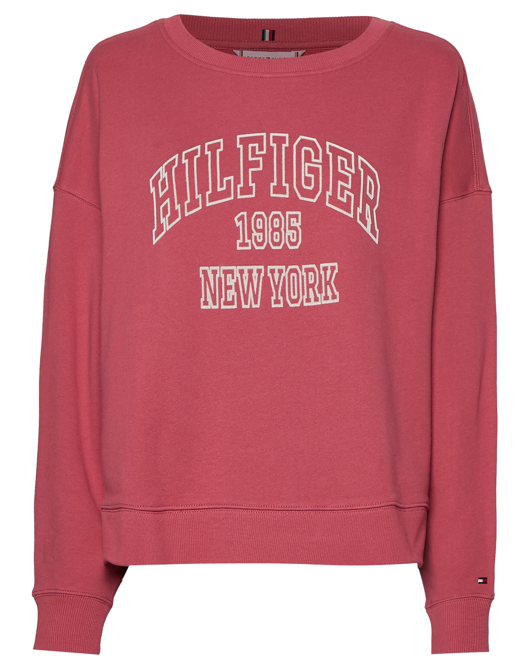 Pink Tommy Hilfiger Jeans Pullover Damen Strickpullover Roter